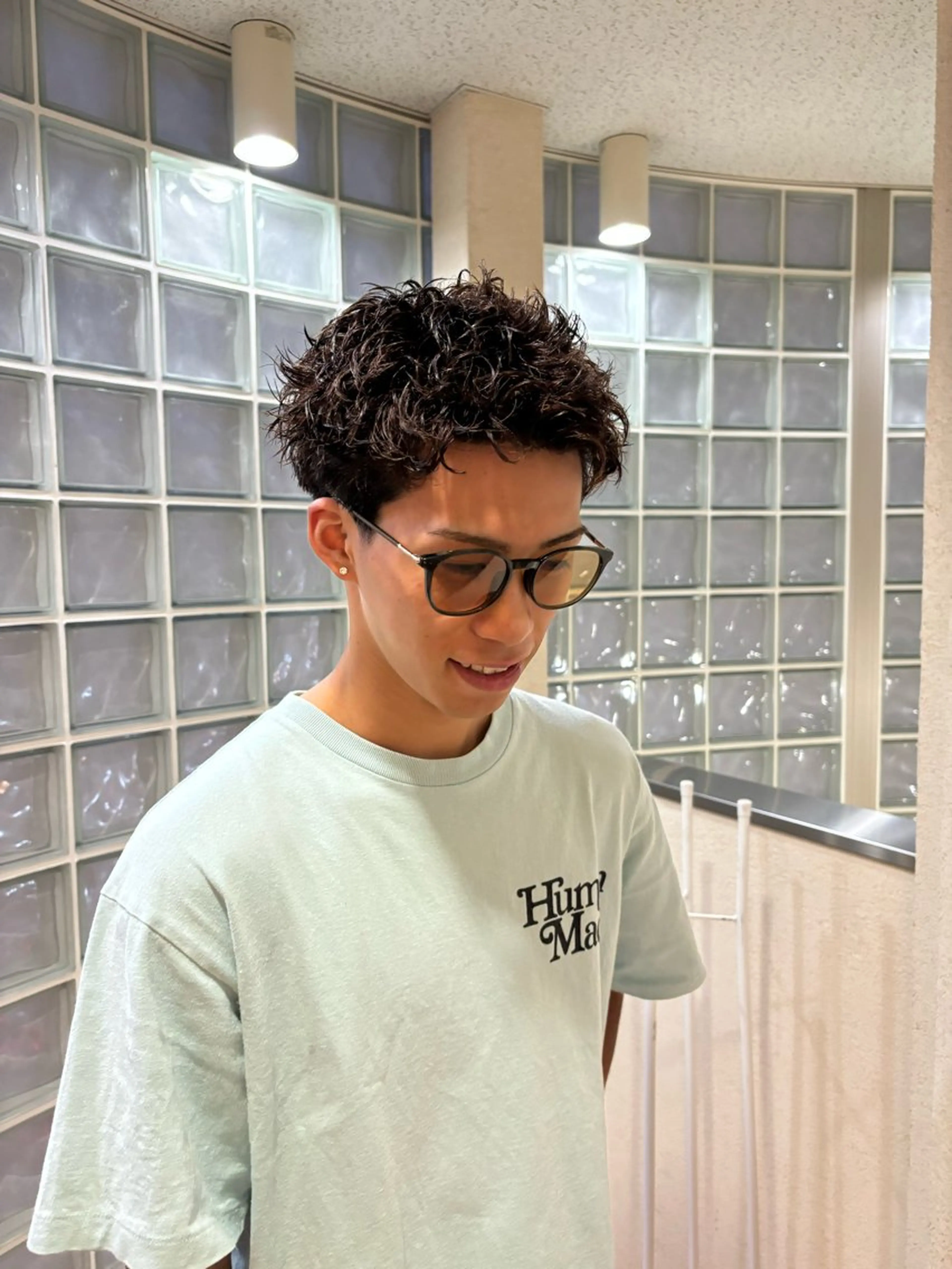 《minimo限定クーポン❗️》日々のセットが楽に❗️メンズカット＋ピンパーマの写真