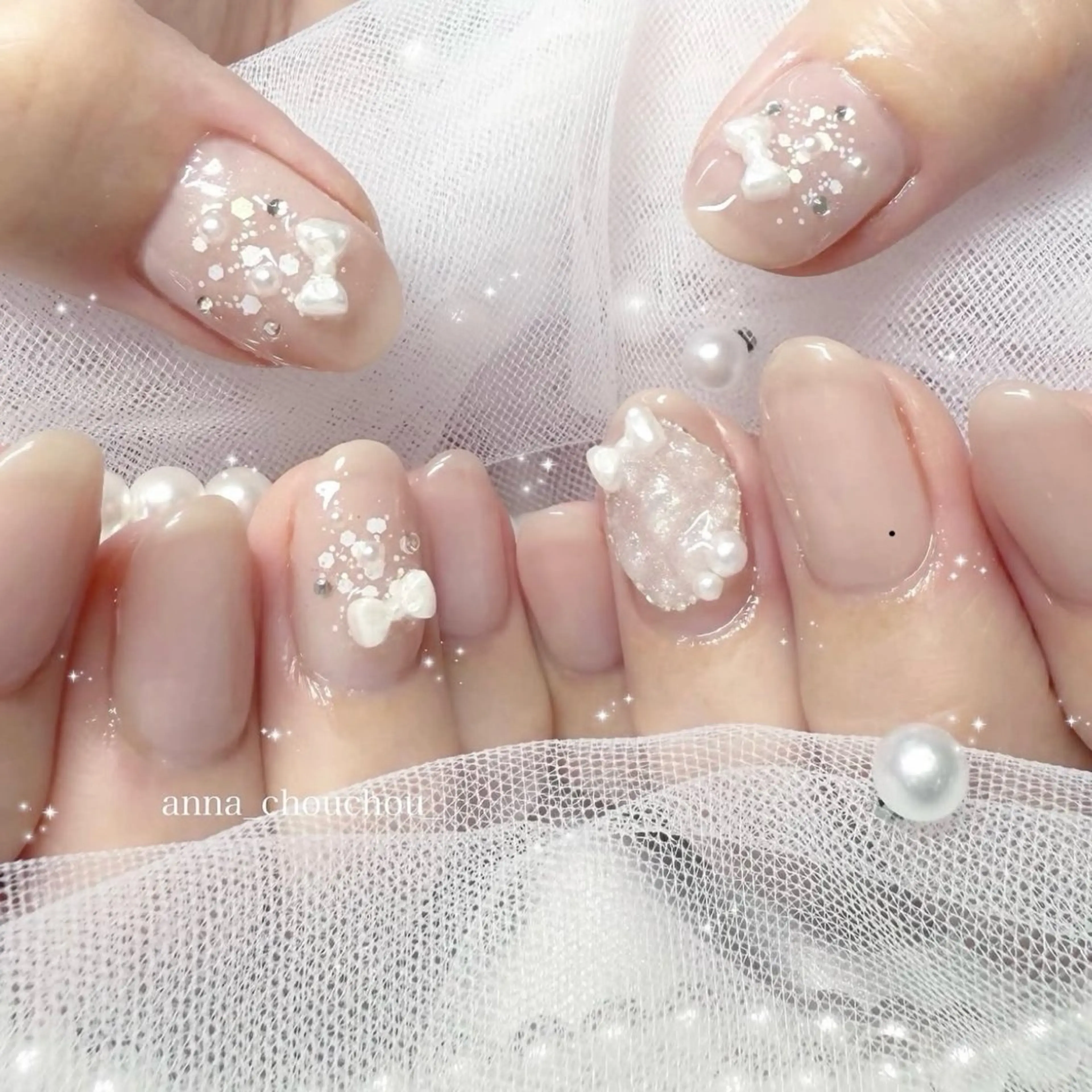 ネイル アートネイル ハンドネイル Anna Sano⭐️のネイルデザイン