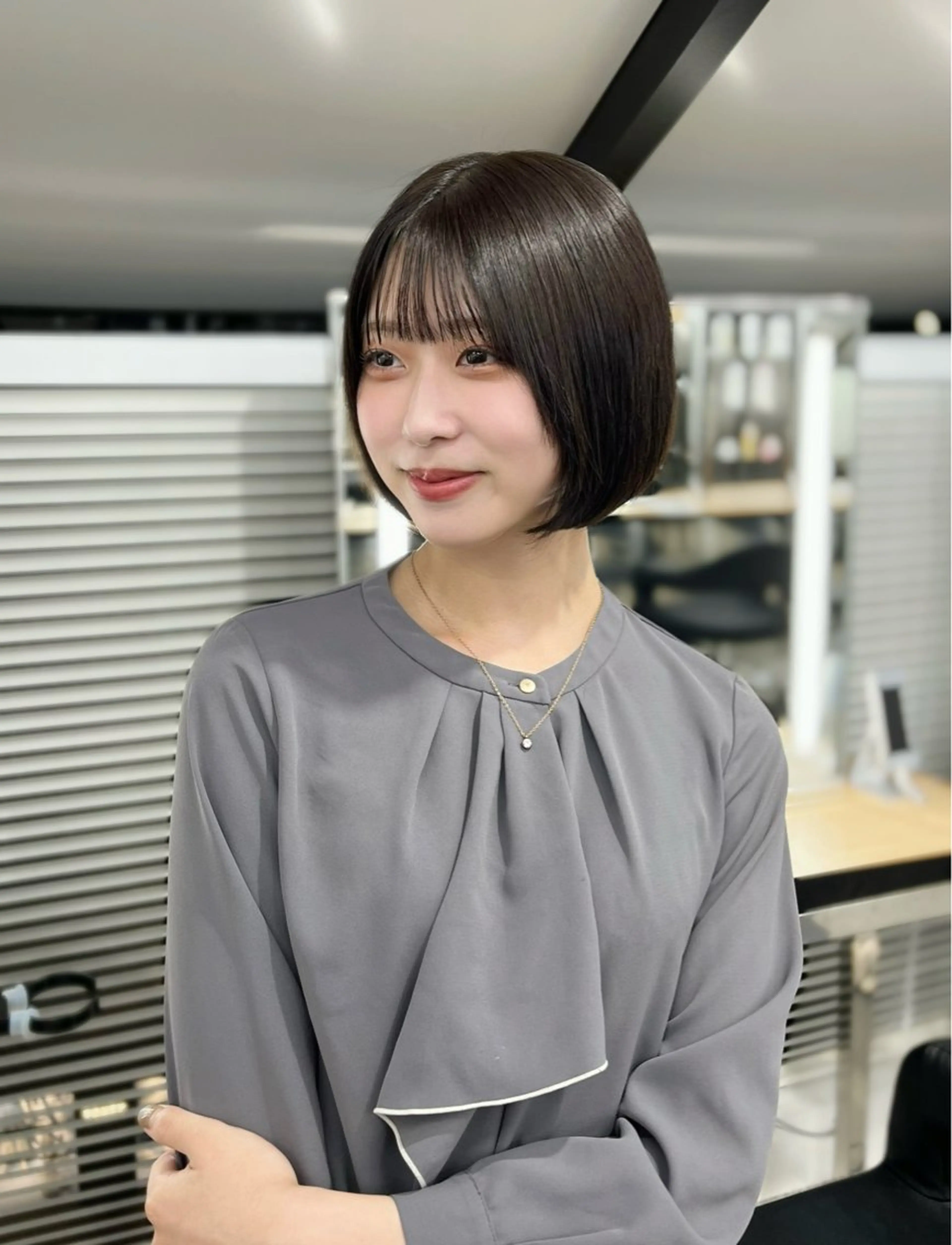 ショート モテヘア/グレージュ /ボブ/前原汐🎐のヘアスタイル