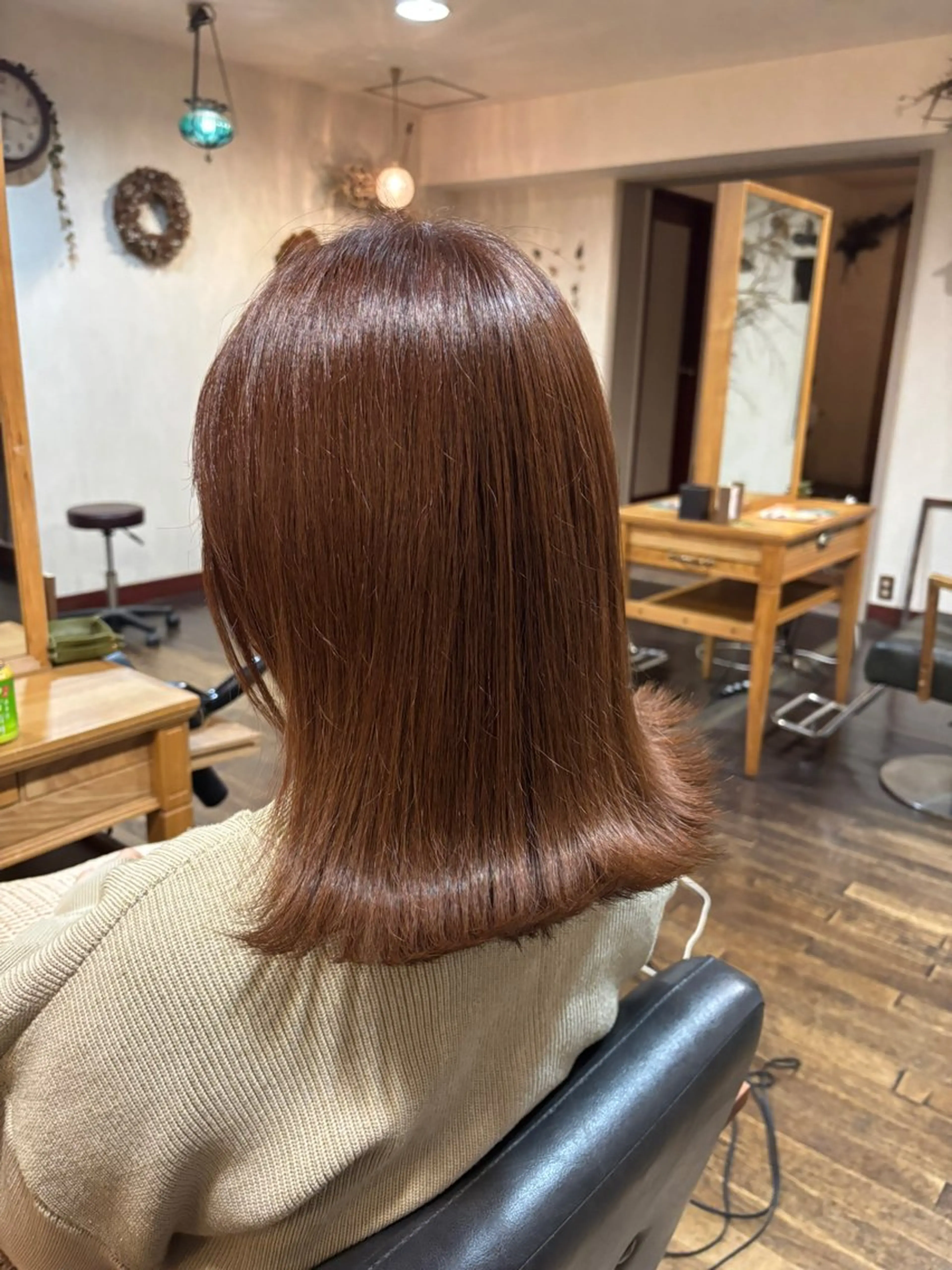 カラー ブラウンカラー ピンクカラー アカリ😸🫶 カラーリスト🧡のヘアスタイル
