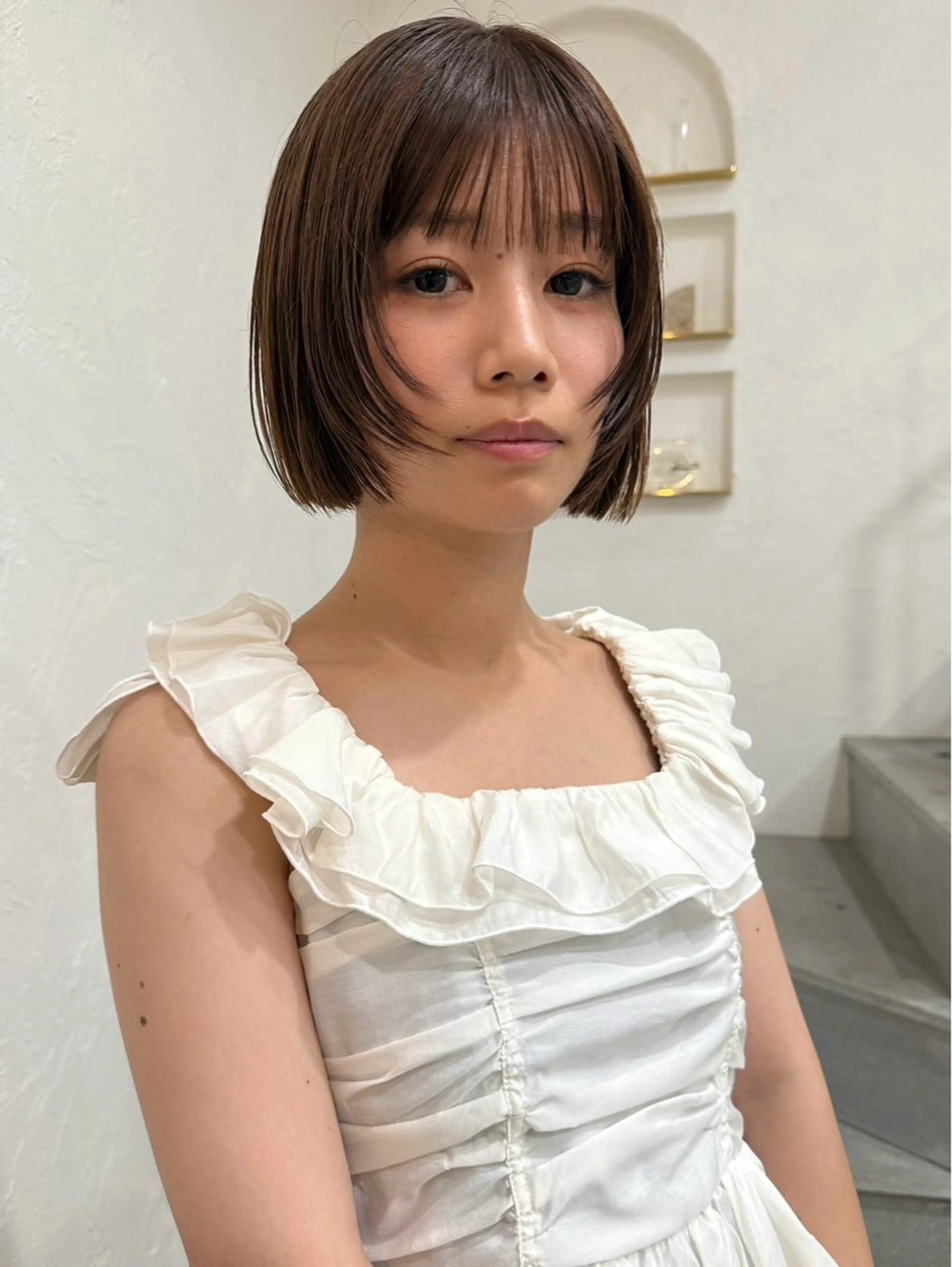 ショート カット イシイ モエカのヘアスタイル