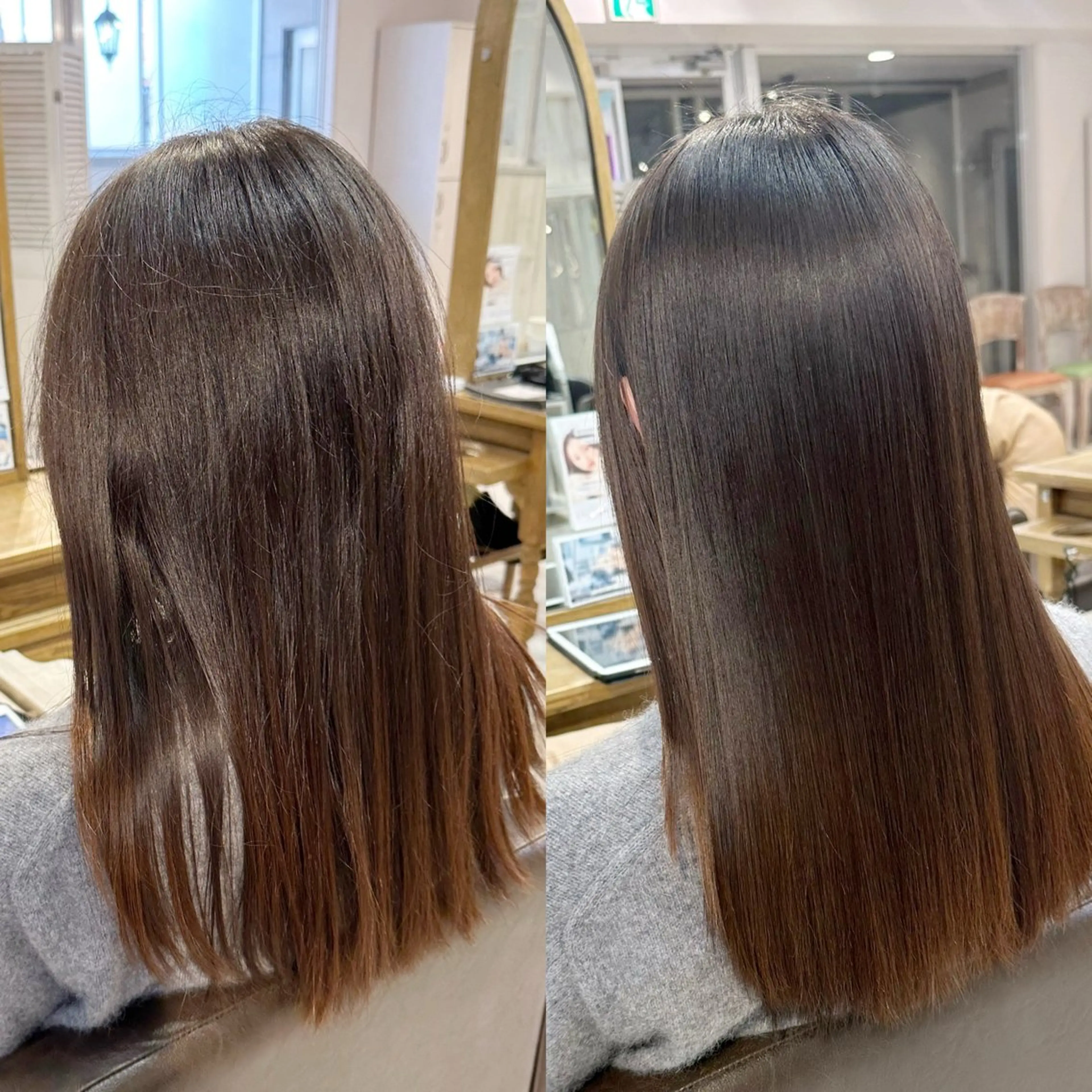 セミロング 縮毛矯正 縮毛矯正/ショート/ レイヤー/畑中正敏のヘアスタイル