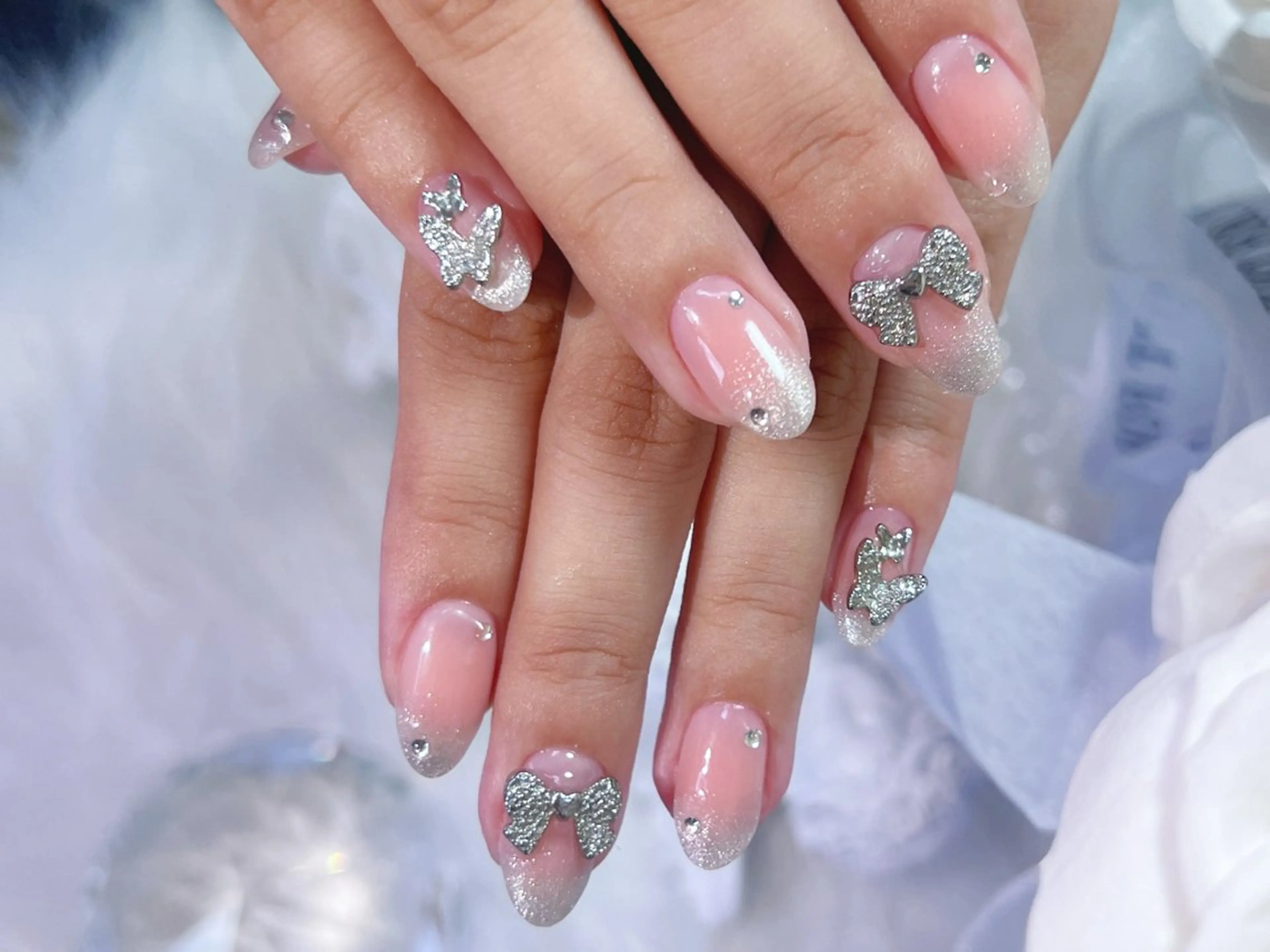 ネイル ロングネイル 持ち込み スカルプネイル ワンホンネイル ハンドネイル Painty所属・Painty nailのネイルデザイン