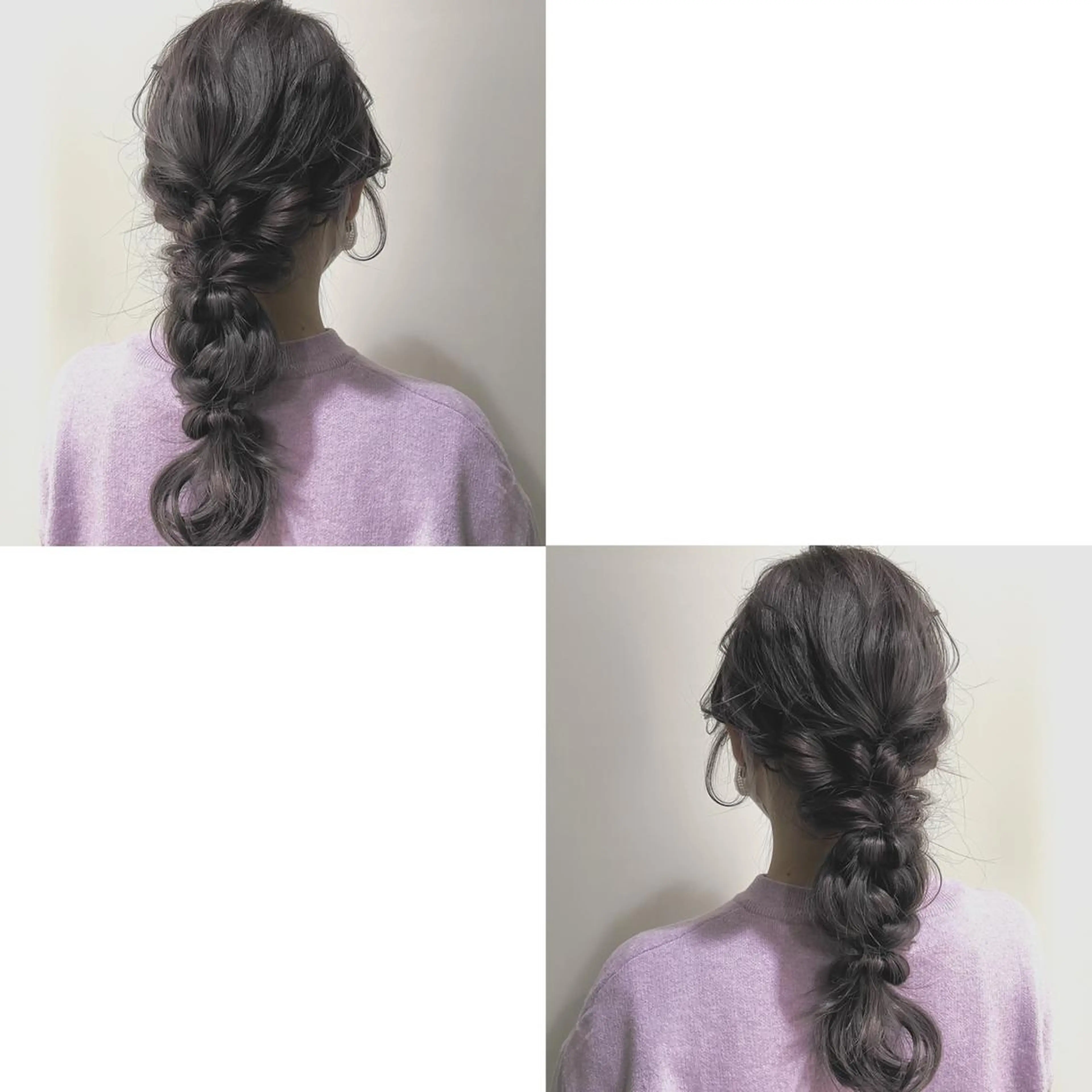 セミロング ヘアアレンジ 青沼夏未/オリーブ/ 寒色カラーのその他イメージ