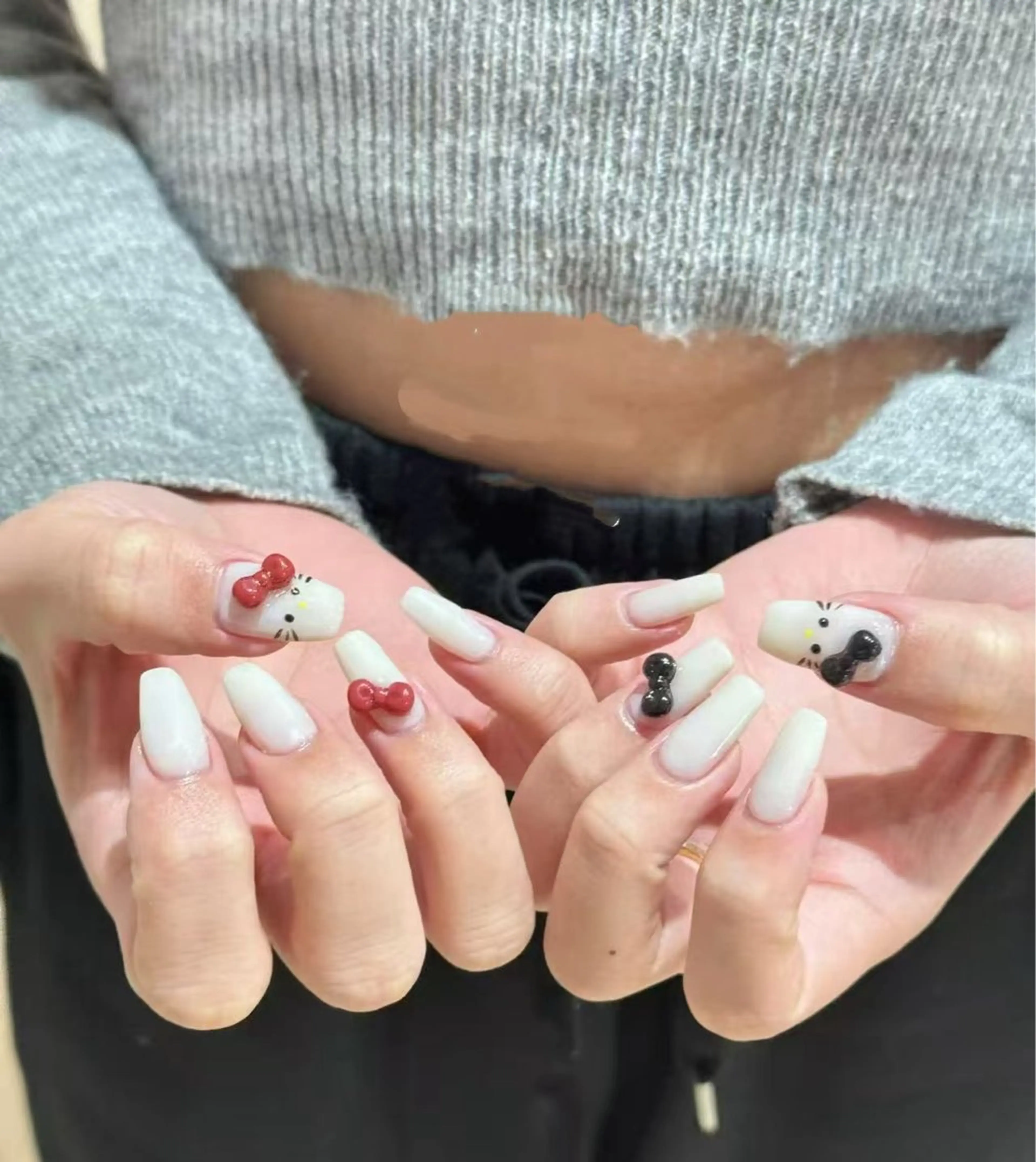 ネイル フラワーネイル フレンチネイル ジェルネイル ガラスフレンチ ハート ハンドネイル ハンドケア BabyYouMi nailのネイルデザイン