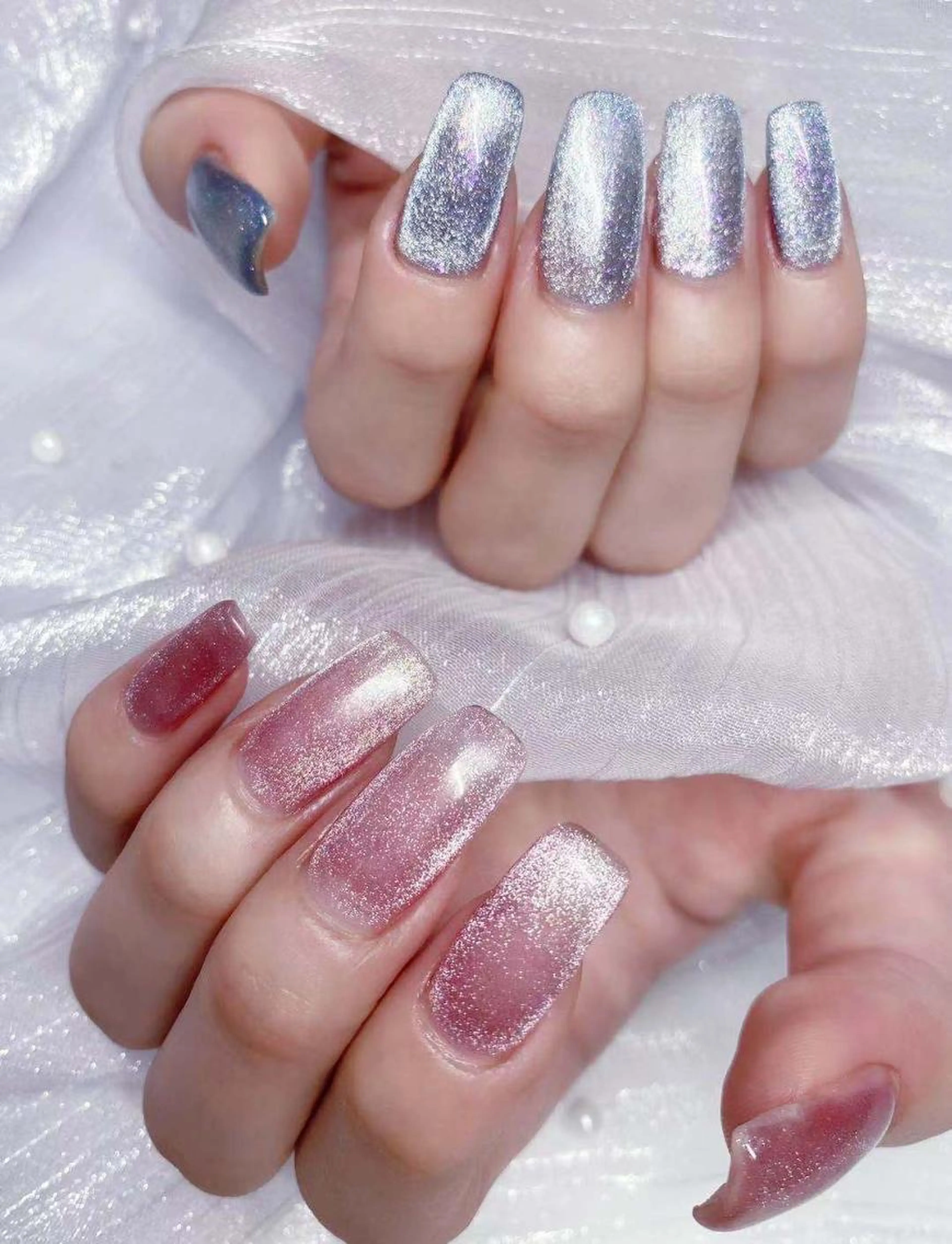 ★10月特別価額★マグネットネイル/フッラシュネイル1色　　4280円の写真