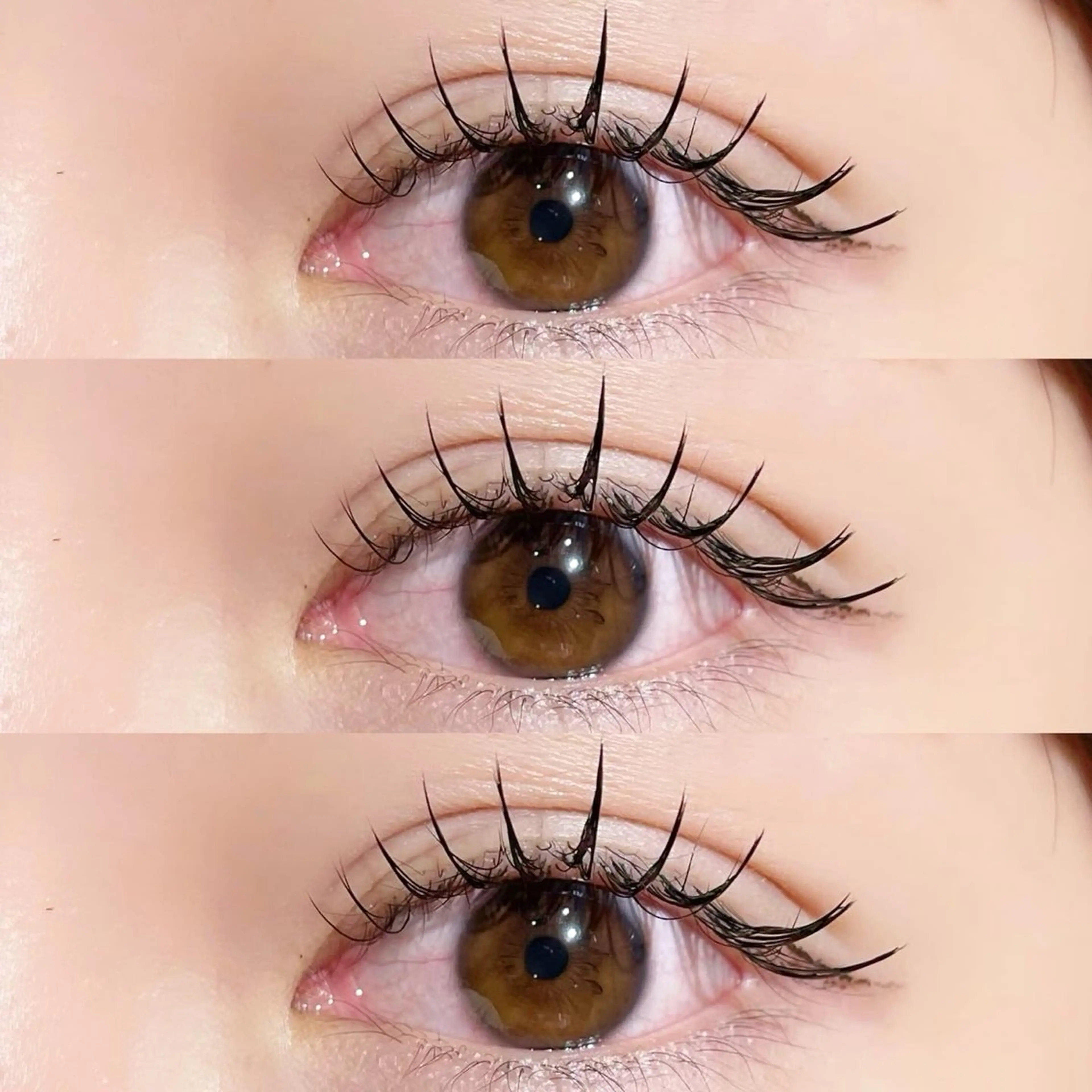 マツエク・マツパ バインドロック 束感まつ毛 フラットラッシュ 韓国風マツエク パリジェンヌラッシュリフト マツエク 京橋/大阪/ 束感マツエク/マツパのマツエク・マツパデザイン