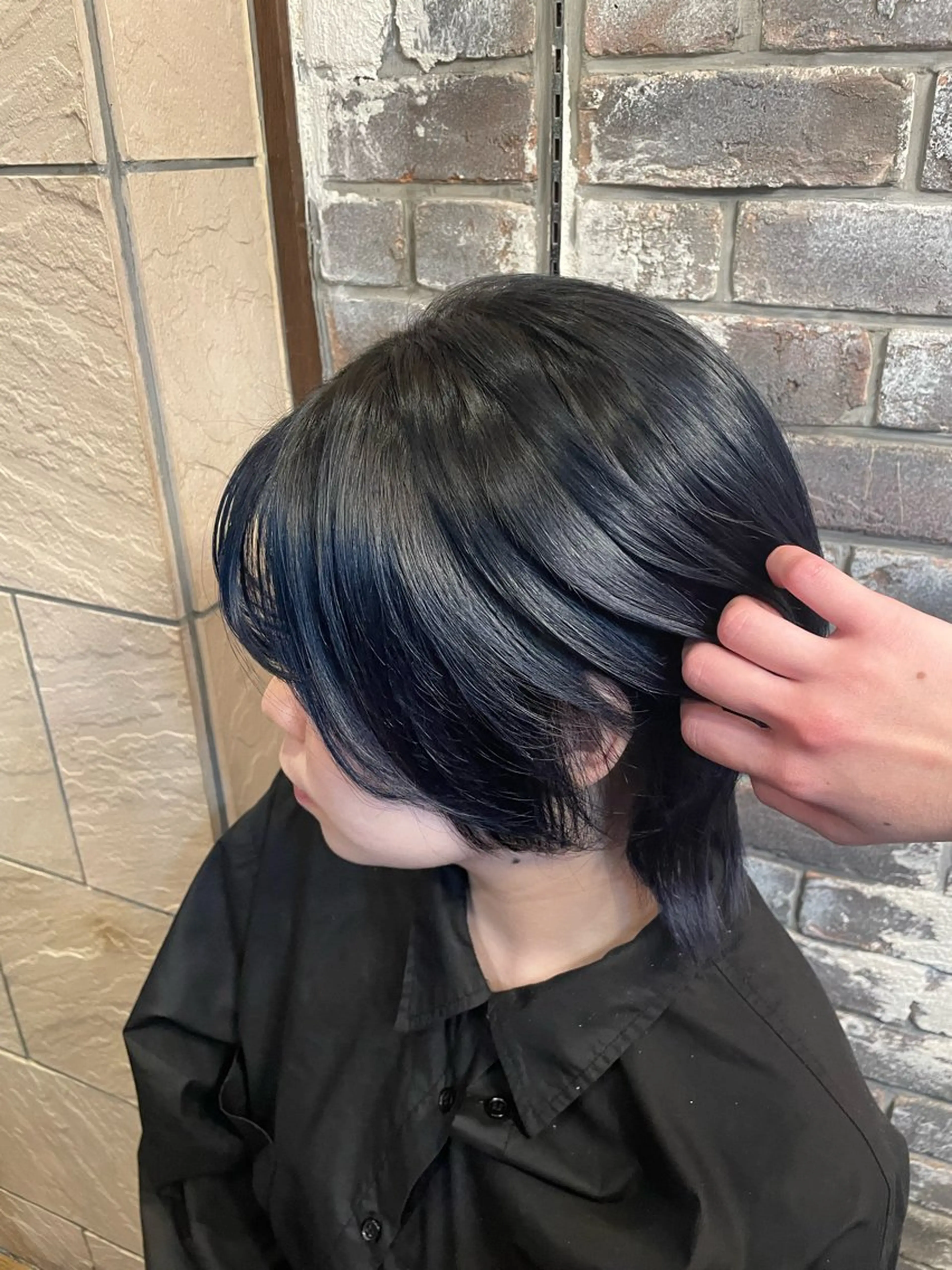 チラッとかわいい🫶イヤリングカラー💫の写真