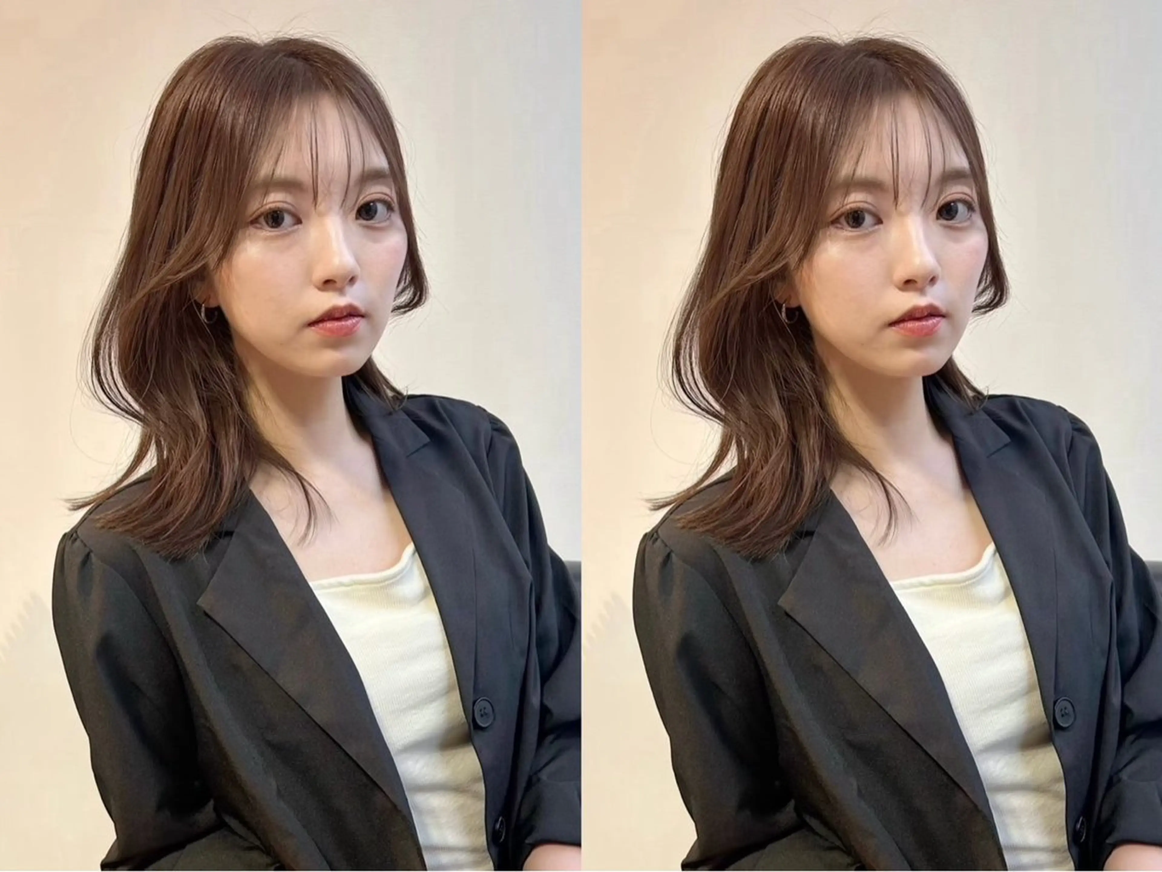 セミロング ヘアカラー vain　渋谷【ヴェイン シブヤ】所属・中明度🫧 Rio🫧のヘアスタイル