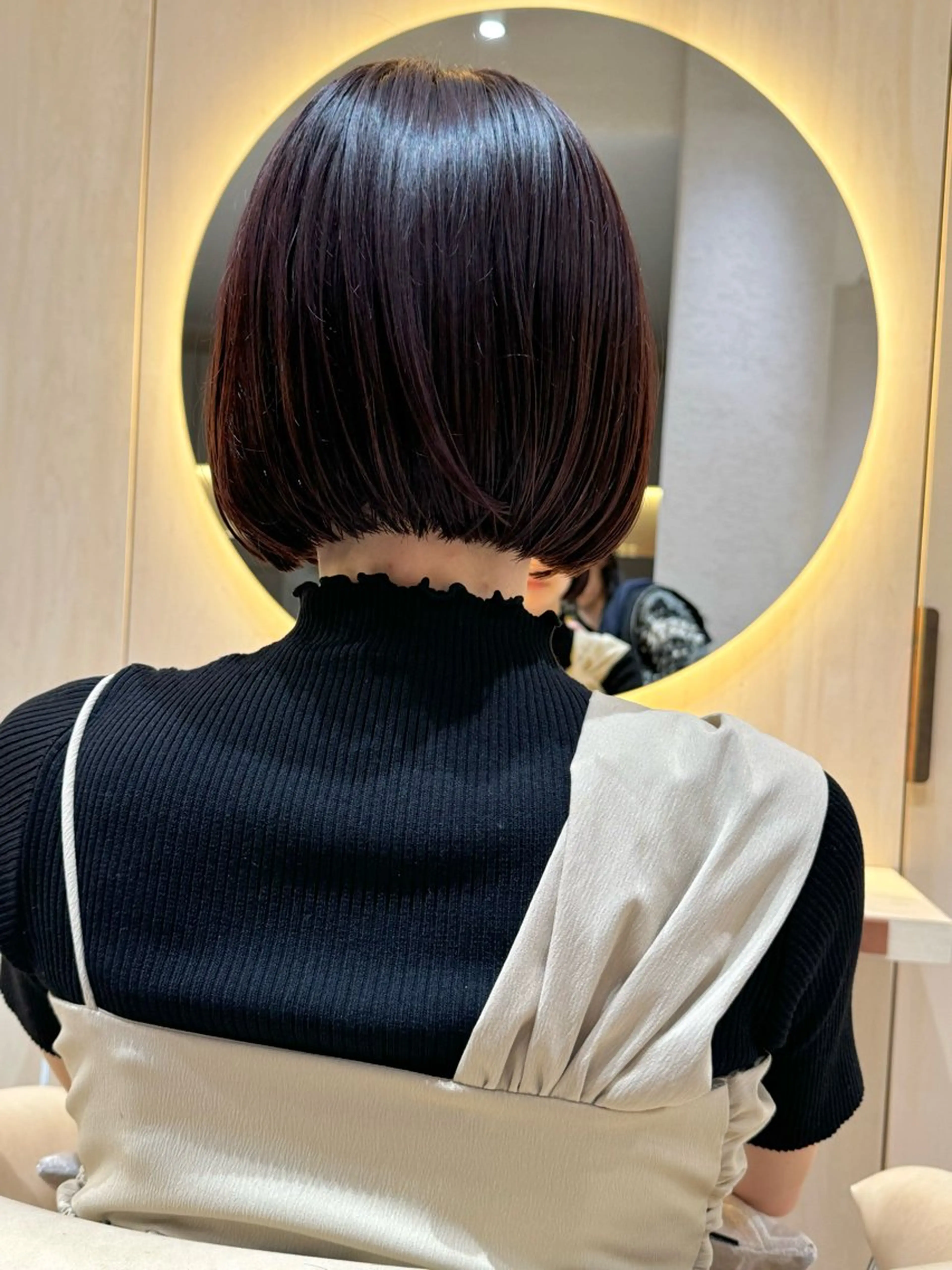 ミディアム カット ヘアカラー トリートメント 🩵縮毛矯正・ボブ 岩原朋也🩵のヘアスタイル