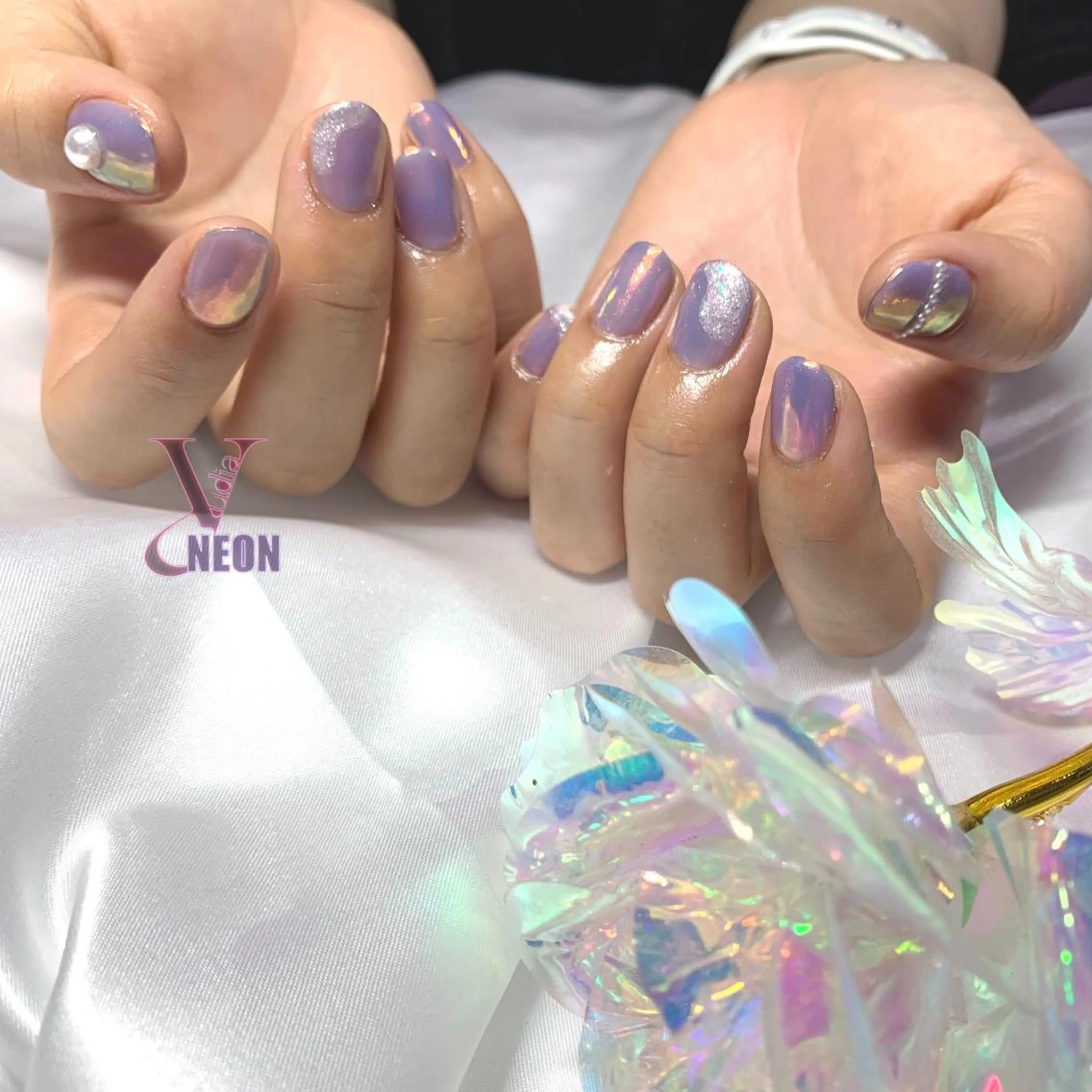 ネイル オーロラネイル élu by Noriko 前原のネイルデザイン