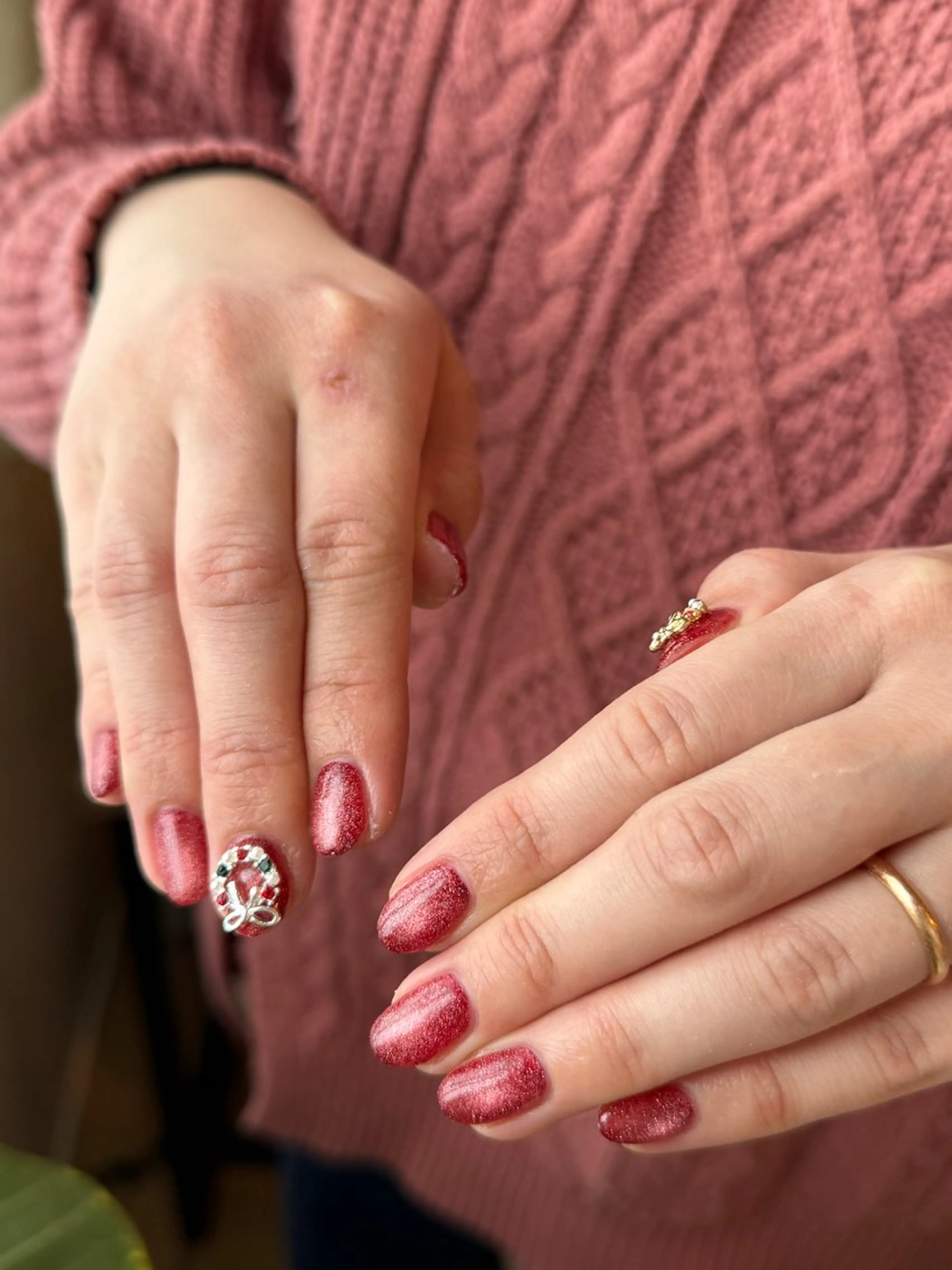 ネイル 冬ネイル クリスマス ハンドネイル ayaka naruのネイルデザイン