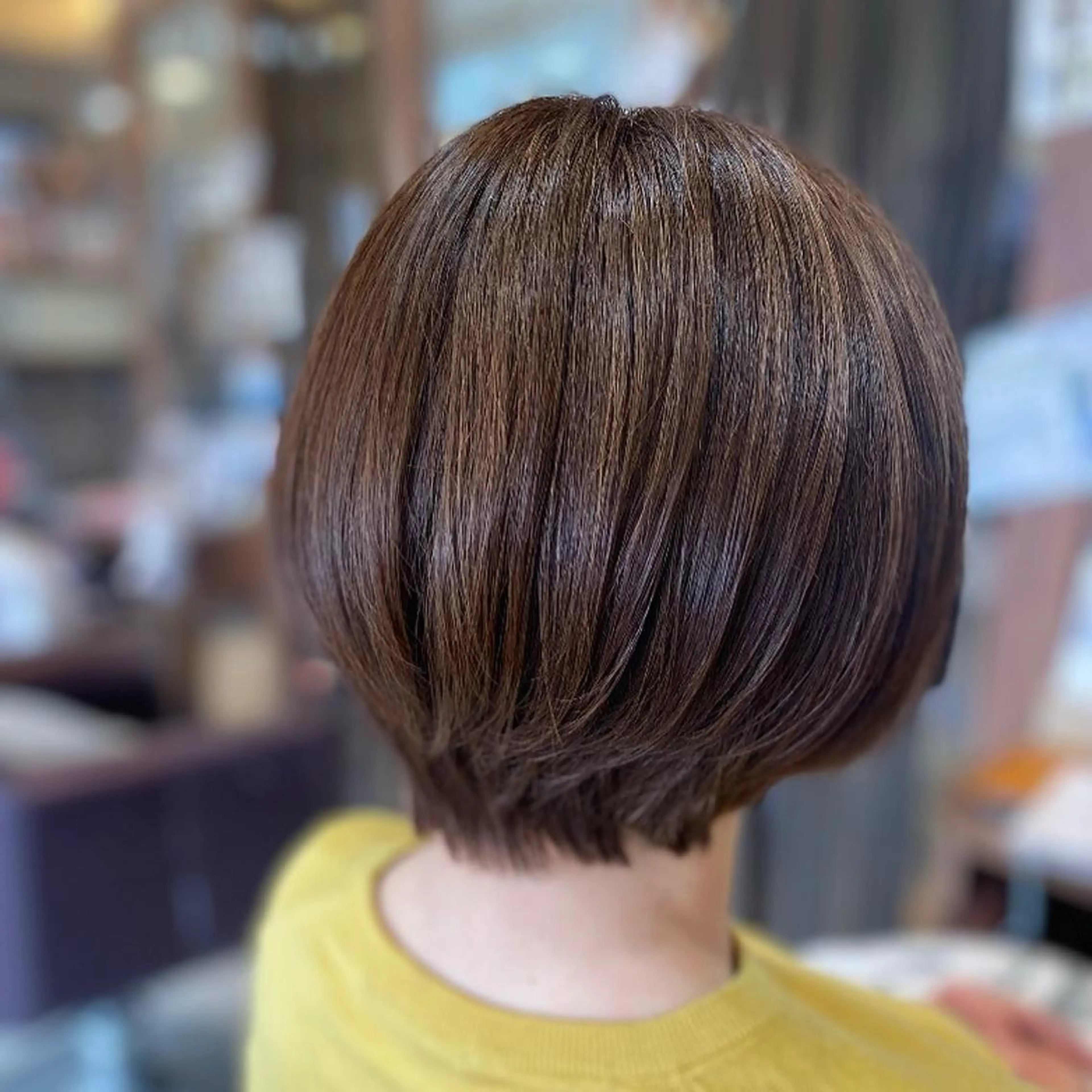 セミロング 加藤 実穂のヘアスタイル