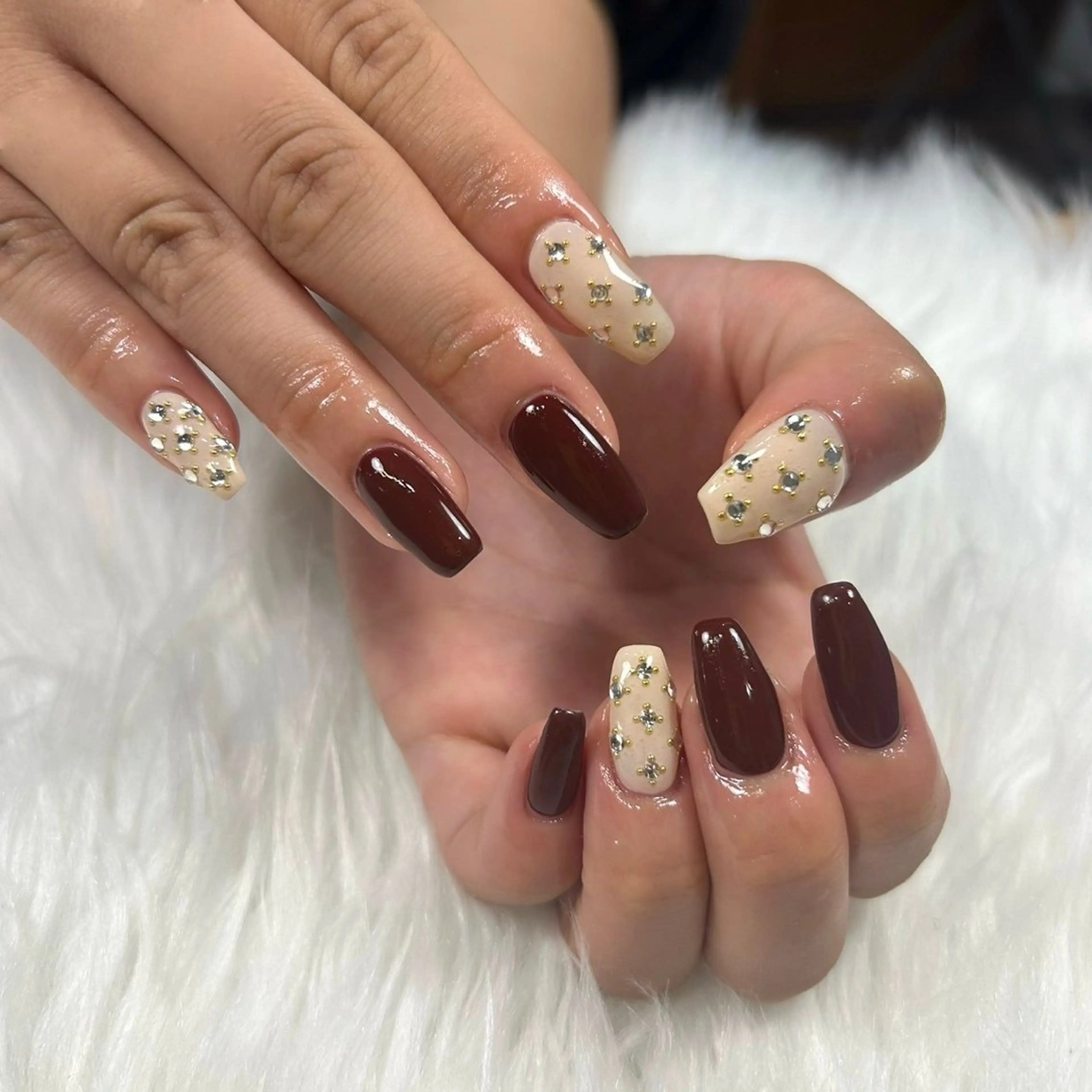 ネイル ハンドネイル 🫧‪Yuri🫧 1月予約受付中🌟のネイルデザイン