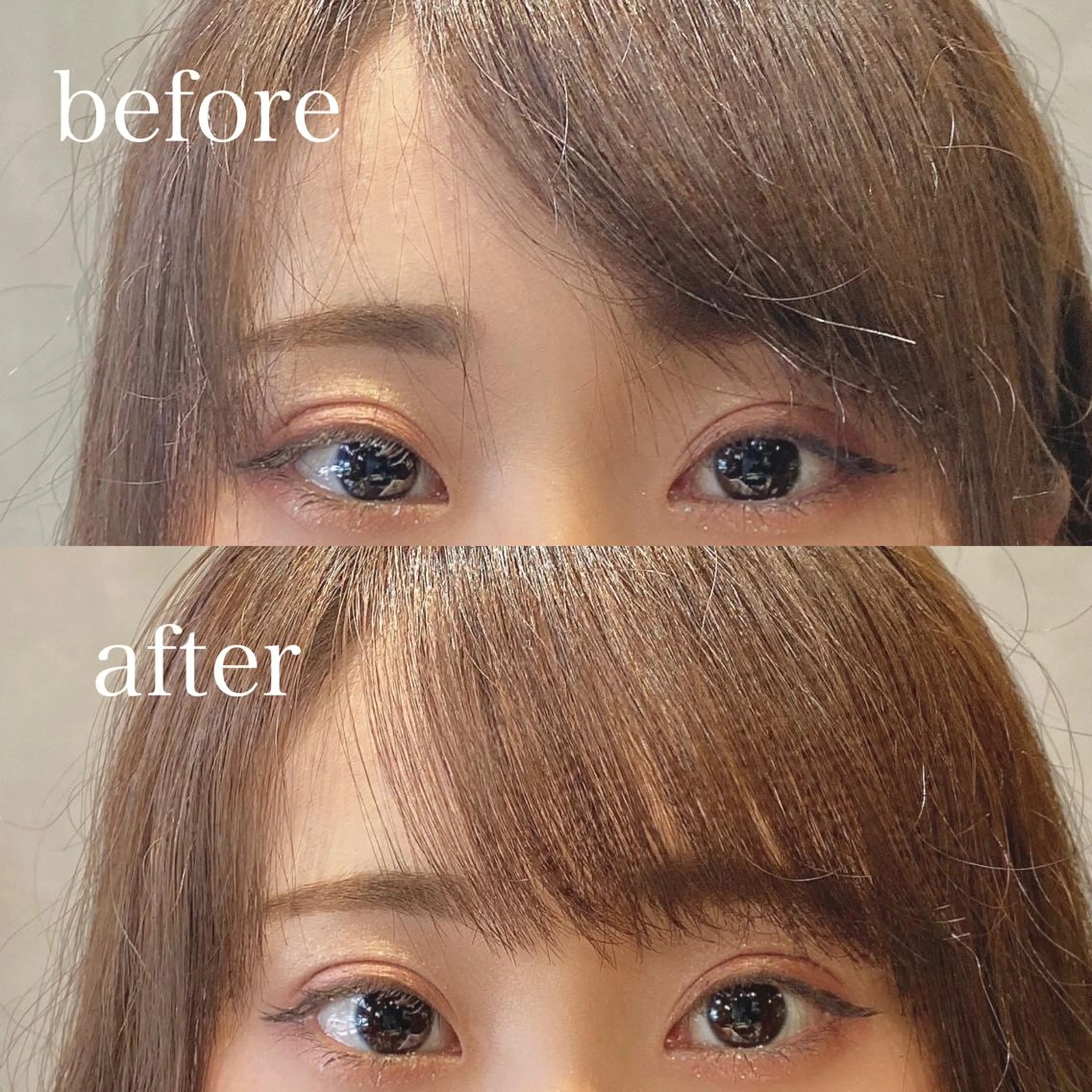 ミディアム 岩崎 昭憲のヘアスタイル