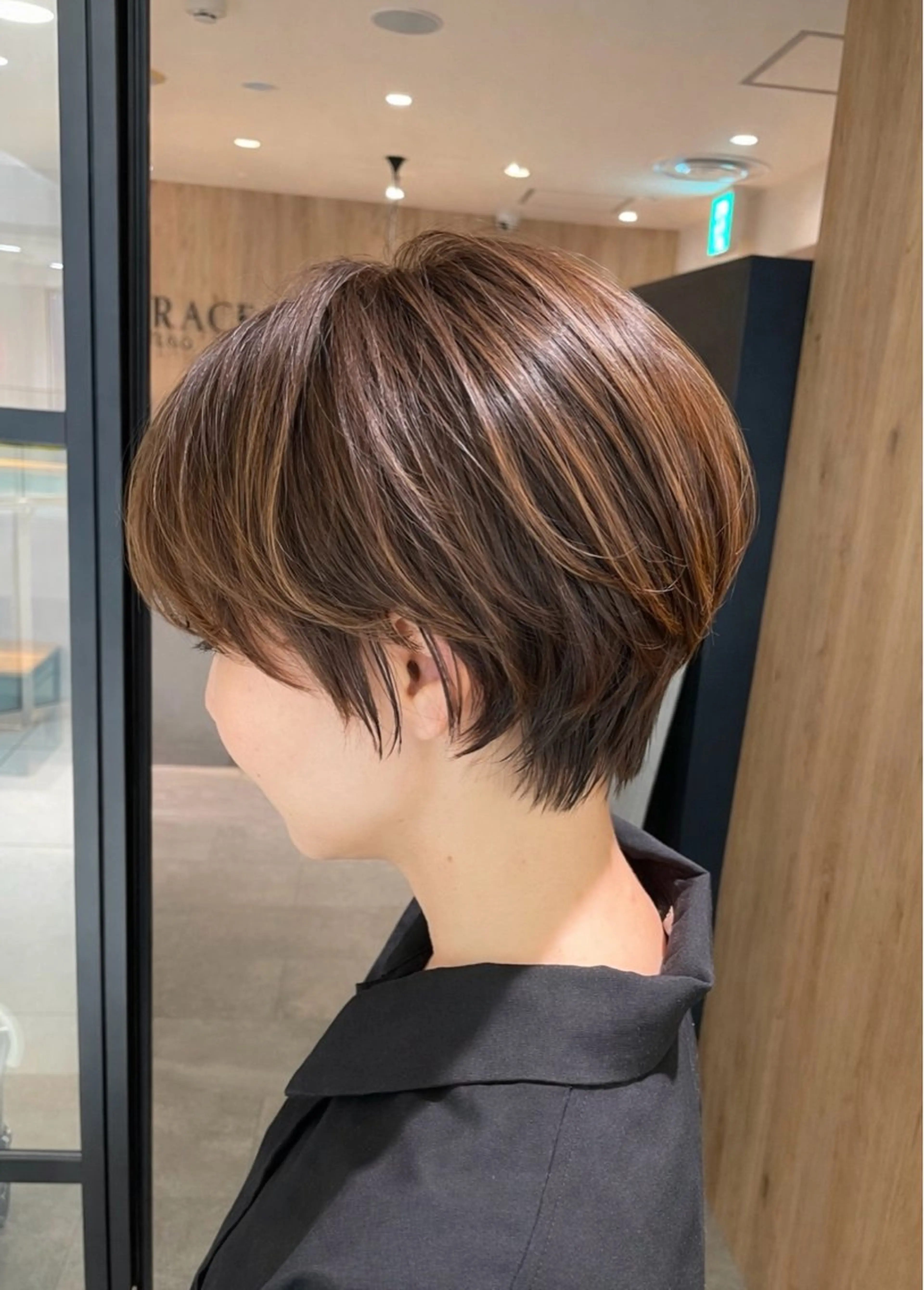 ショート TERRACE LUXBE阿倍野アポロ店所属・清家 /人生を変える 髪質改善ストレートのヘアスタイル