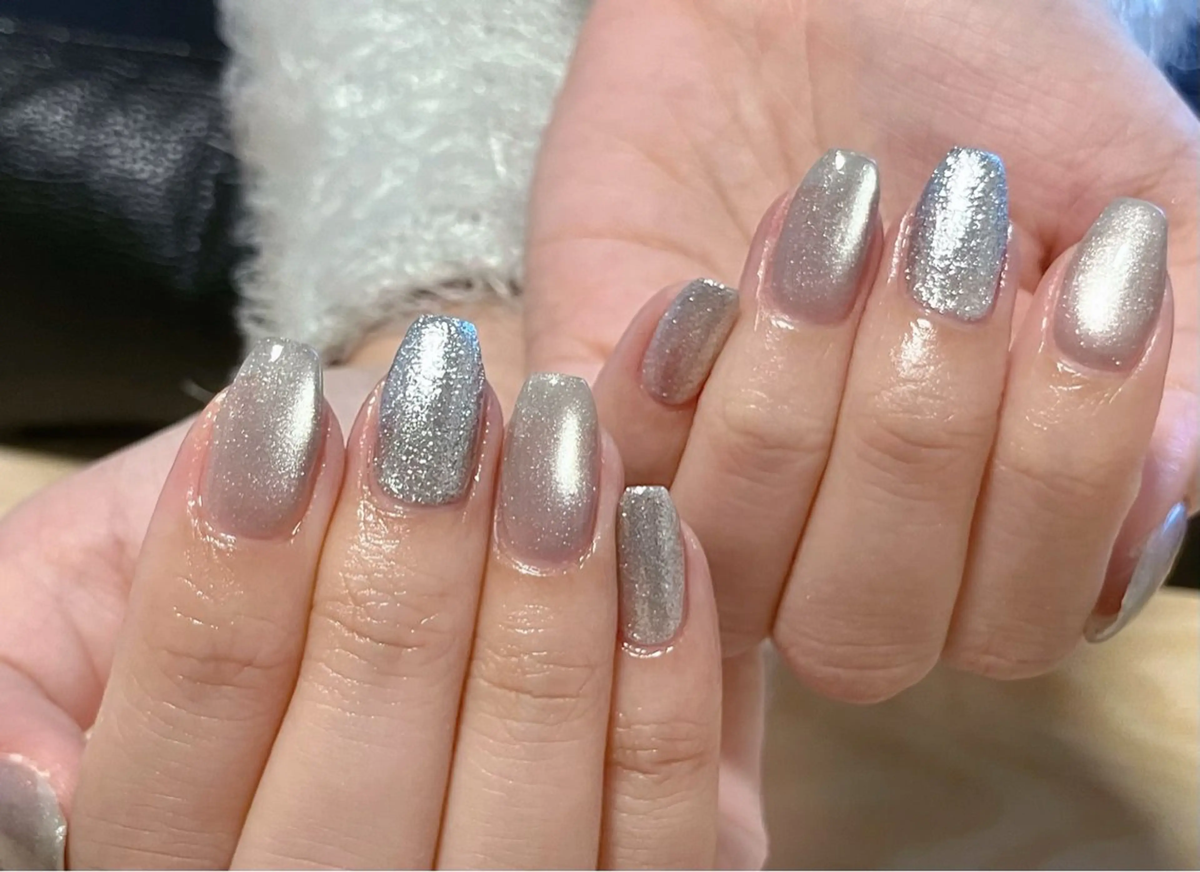 ネイル アートネイル ジェルネイル キラキラネイル マグネットネイル 大理石ネイル(マーブル) ハンドネイル RinRin　nail所属・孔 ジンシェンのネイルデザイン