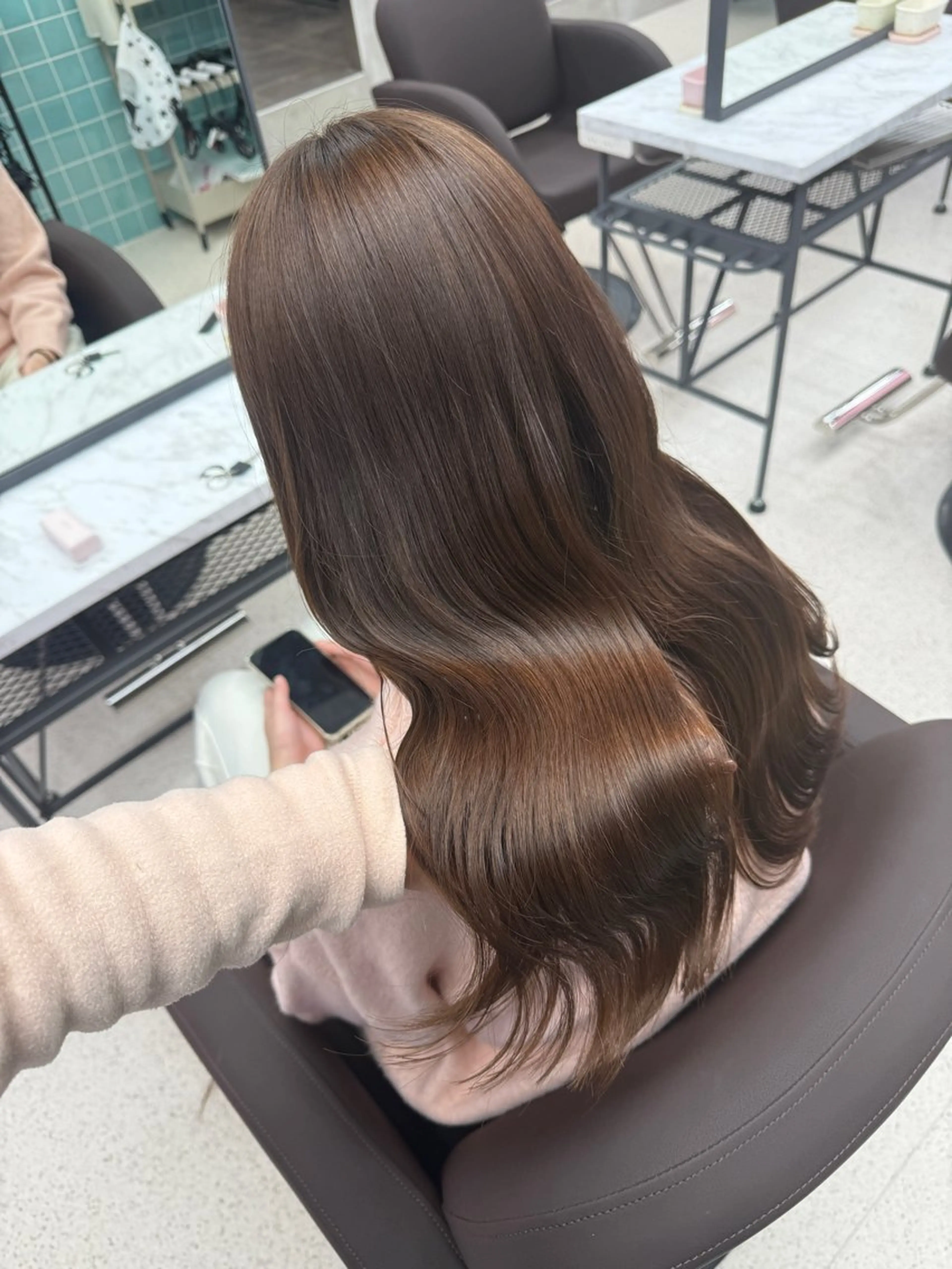 ロング カット ヘアカラー トリートメント Anna 名駅 🎀ˊ˗のヘアスタイル