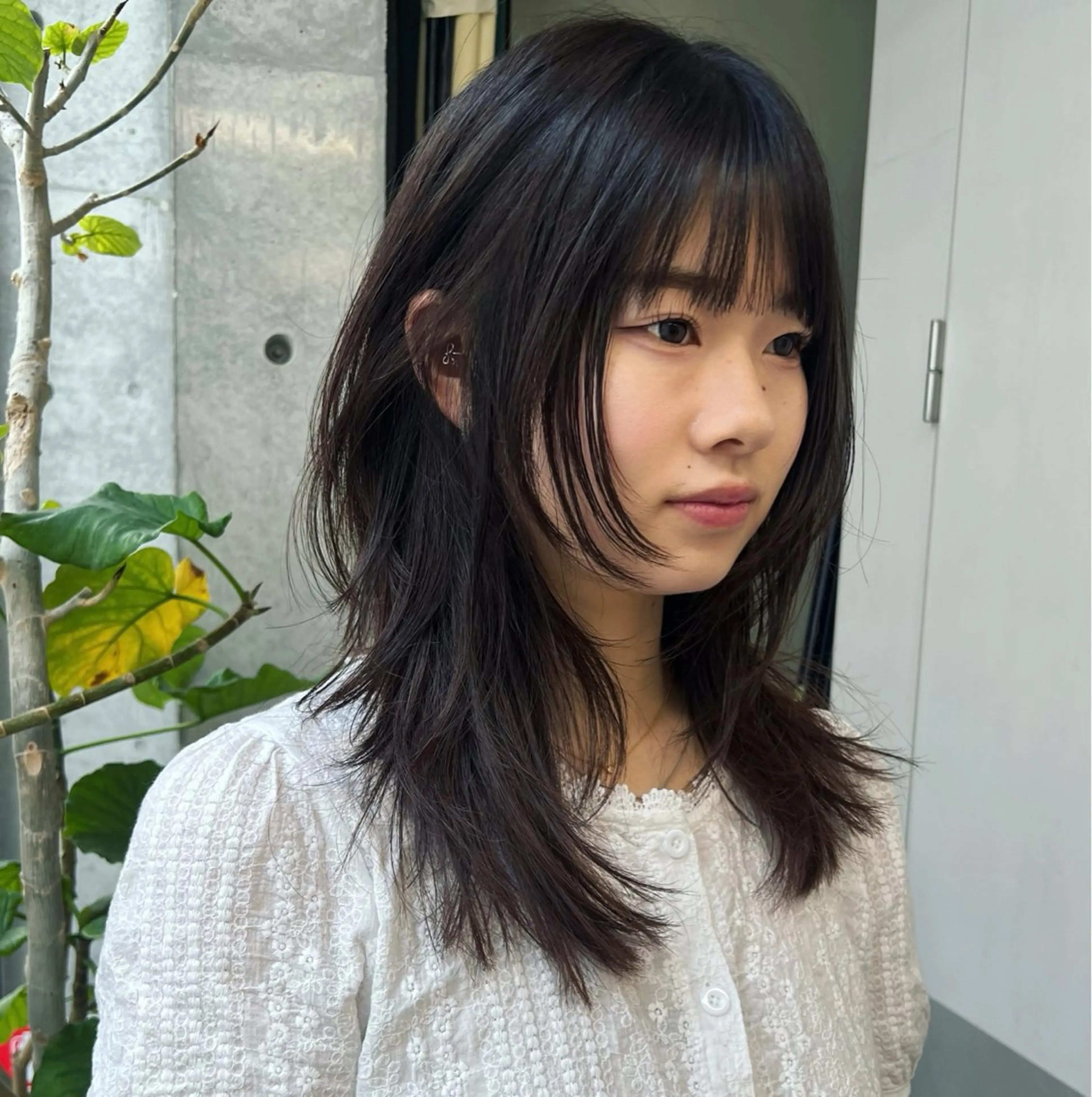 ミディアム カット ハッシュカット カシマハヤトのヘアスタイル