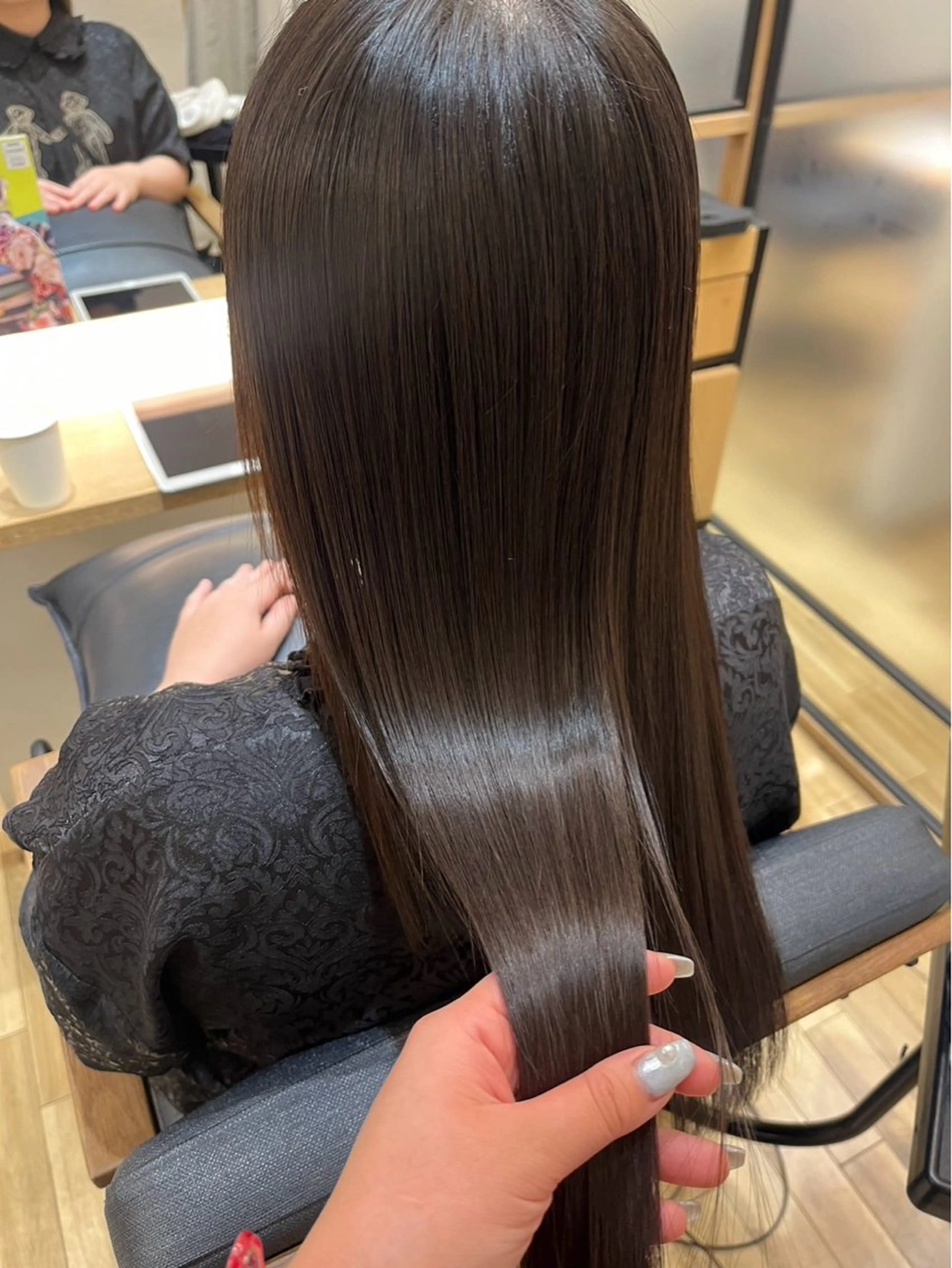 ロング 縮毛矯正 縮毛矯正/🍒ྀི ナカヤマミオ🍒ྀིのヘアスタイル