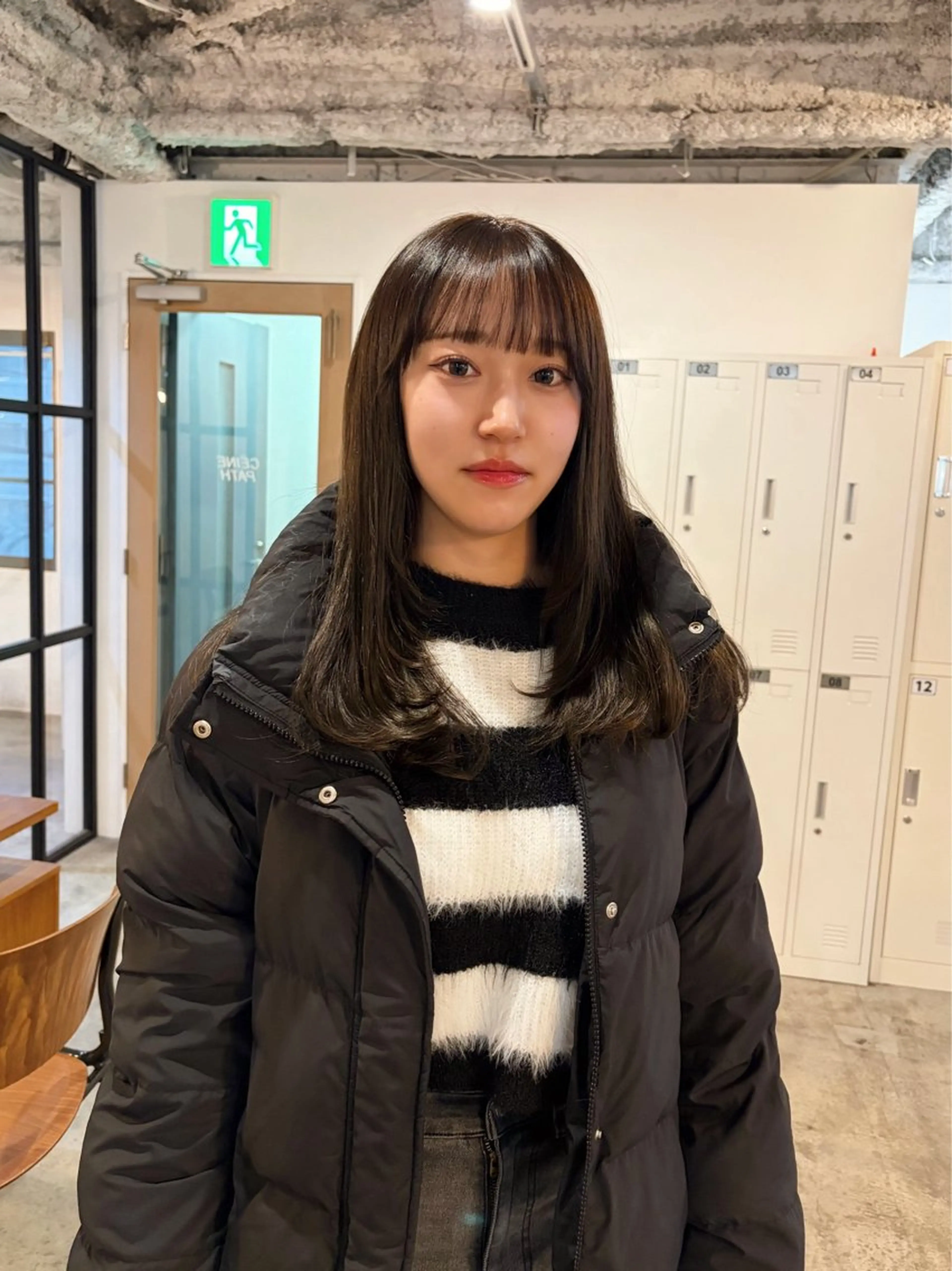 セミロング カット 🧣misaki 透明感カラー🧣のヘアスタイル