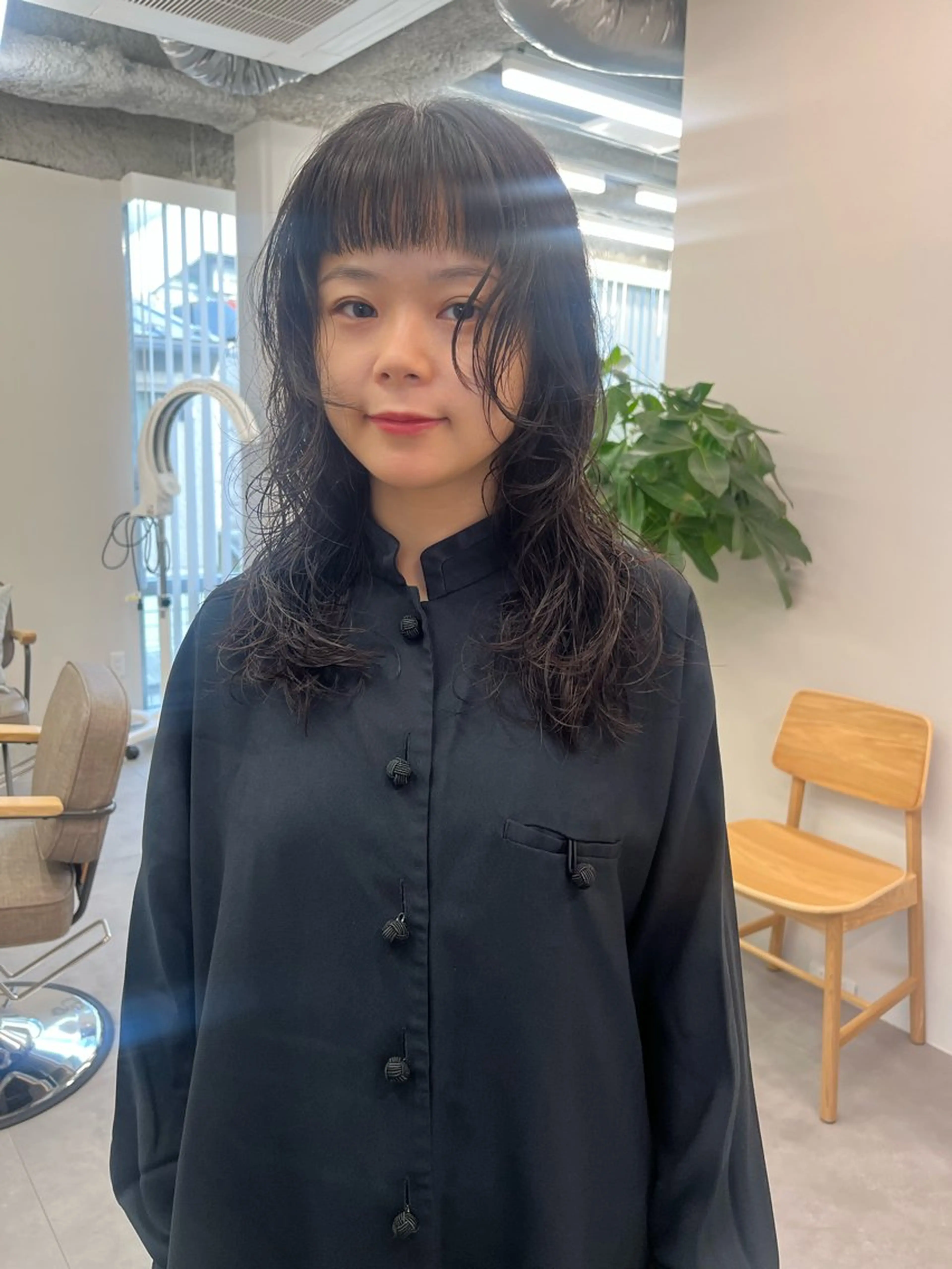 ロング パーマ ロング ニュアンスパーマ 大林 エリコのヘアスタイル