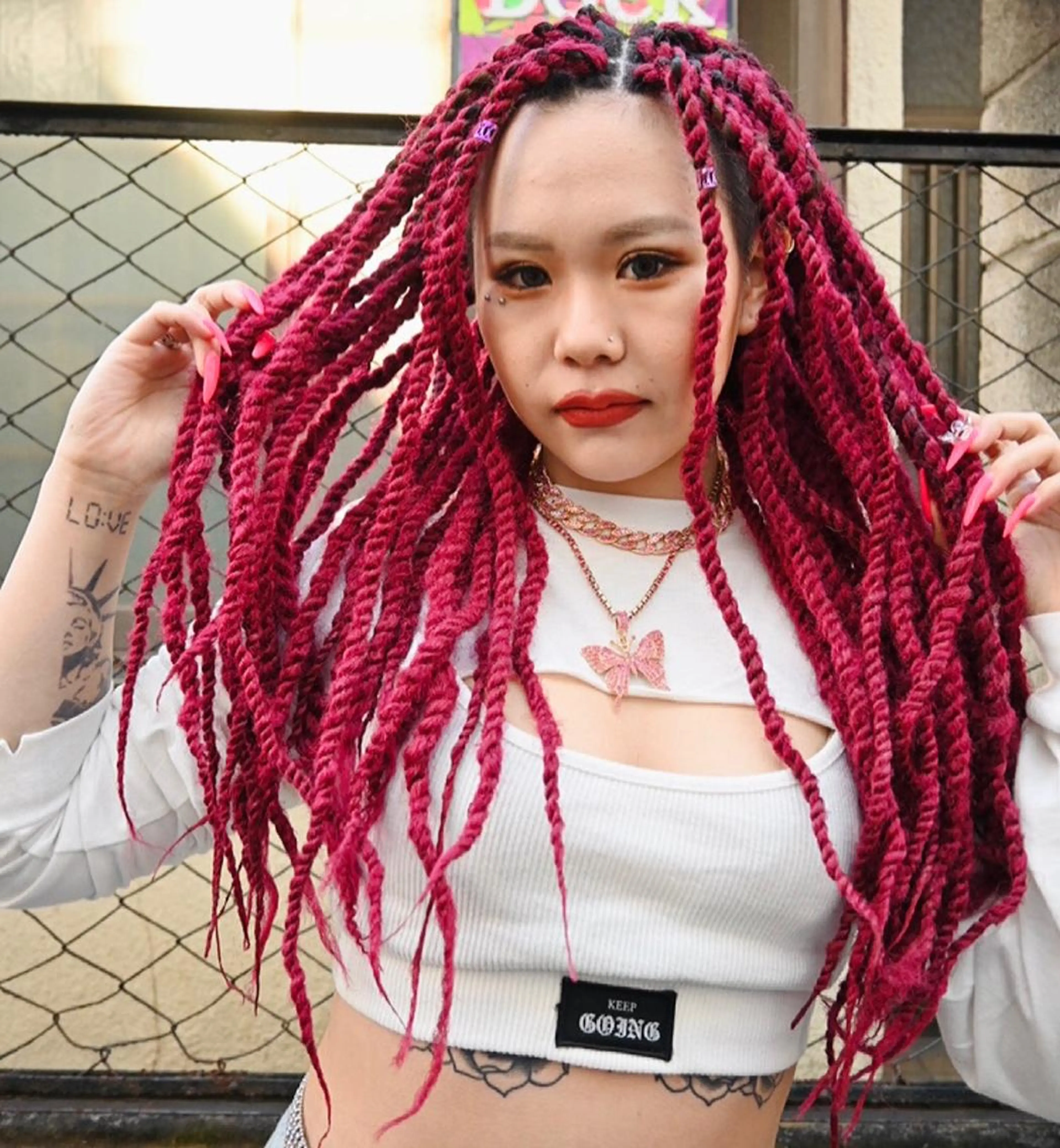 ロング エクステ エクステ 特殊ヘア師 /TANIのヘアスタイル