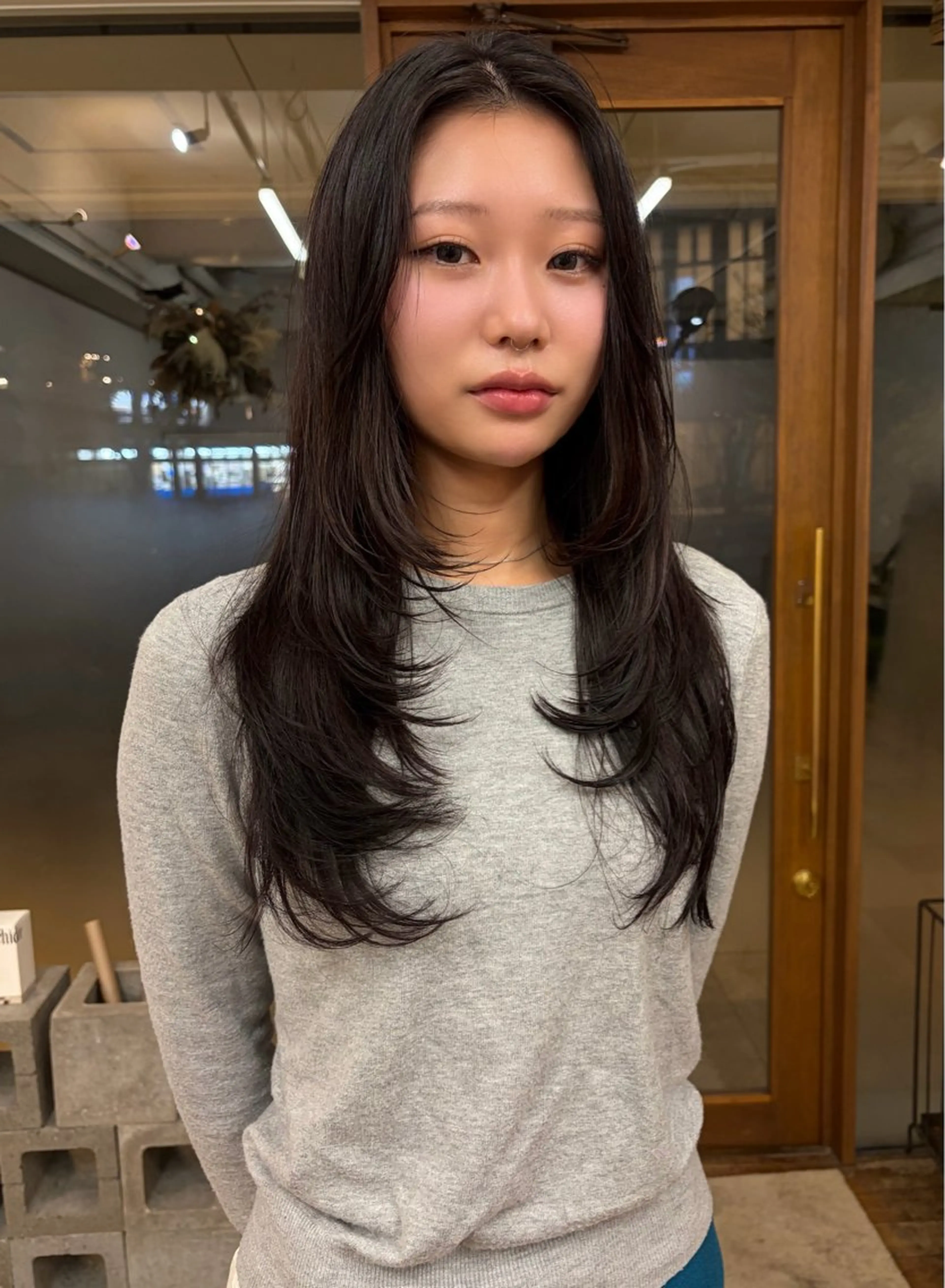 ロング レイヤーカット カット 三浦 ふたばのヘアスタイル