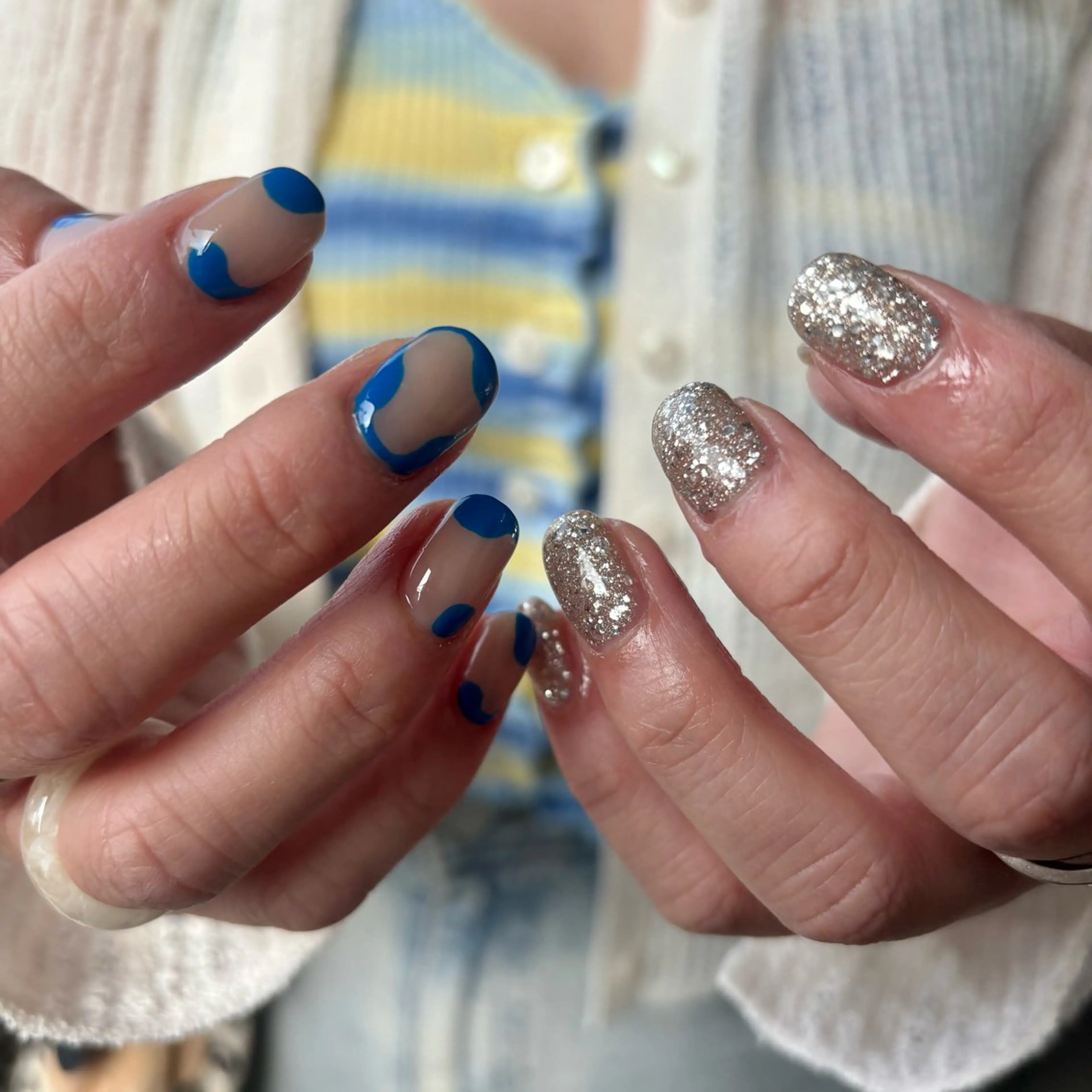 ネイル アートネイル ハンドネイル カメレオン京橋🌻 草葉由佳のネイルデザイン