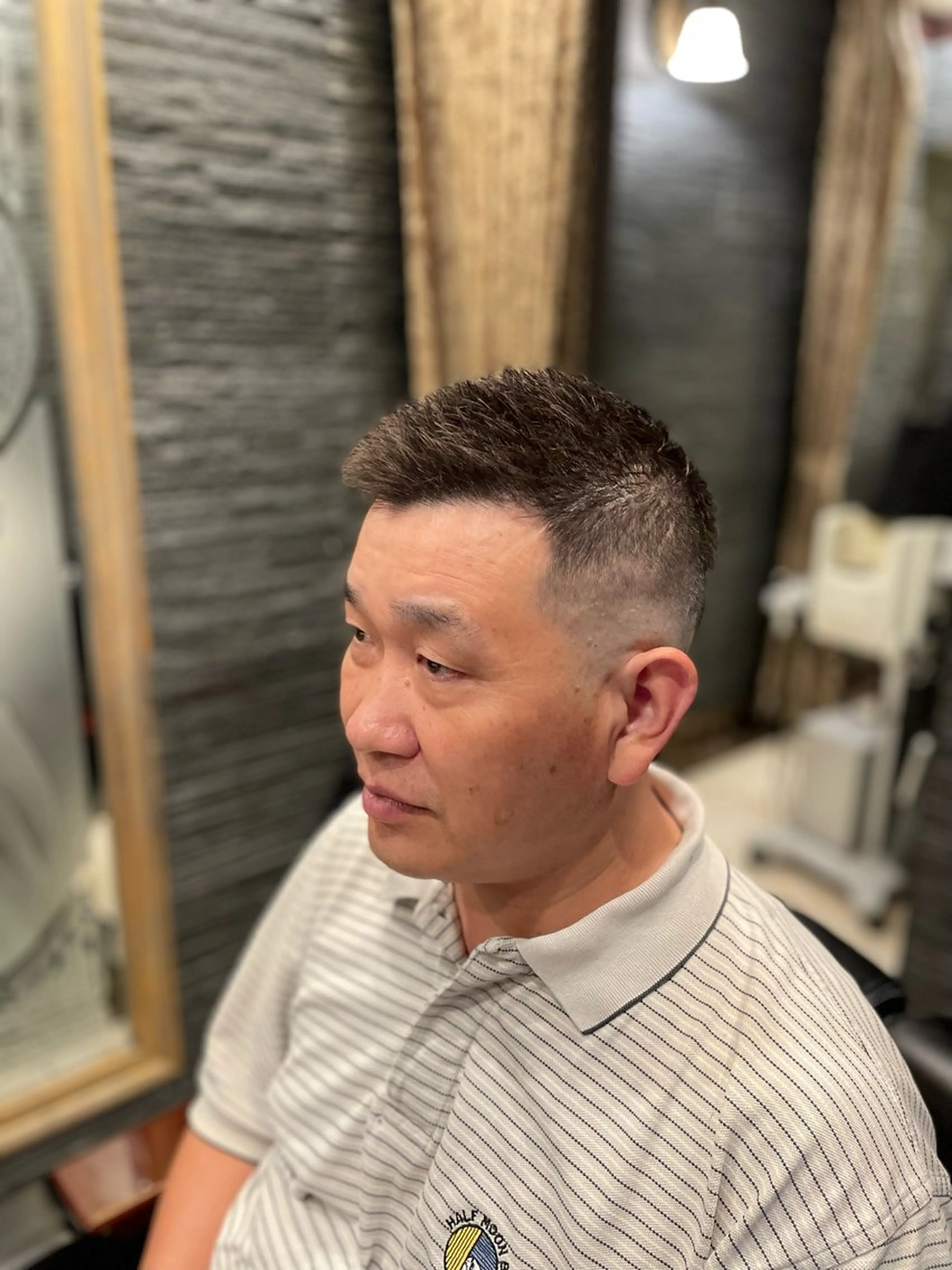 ショート メンズ プレミアムバーバー赤坂所属・野川 純麗のヘアスタイル