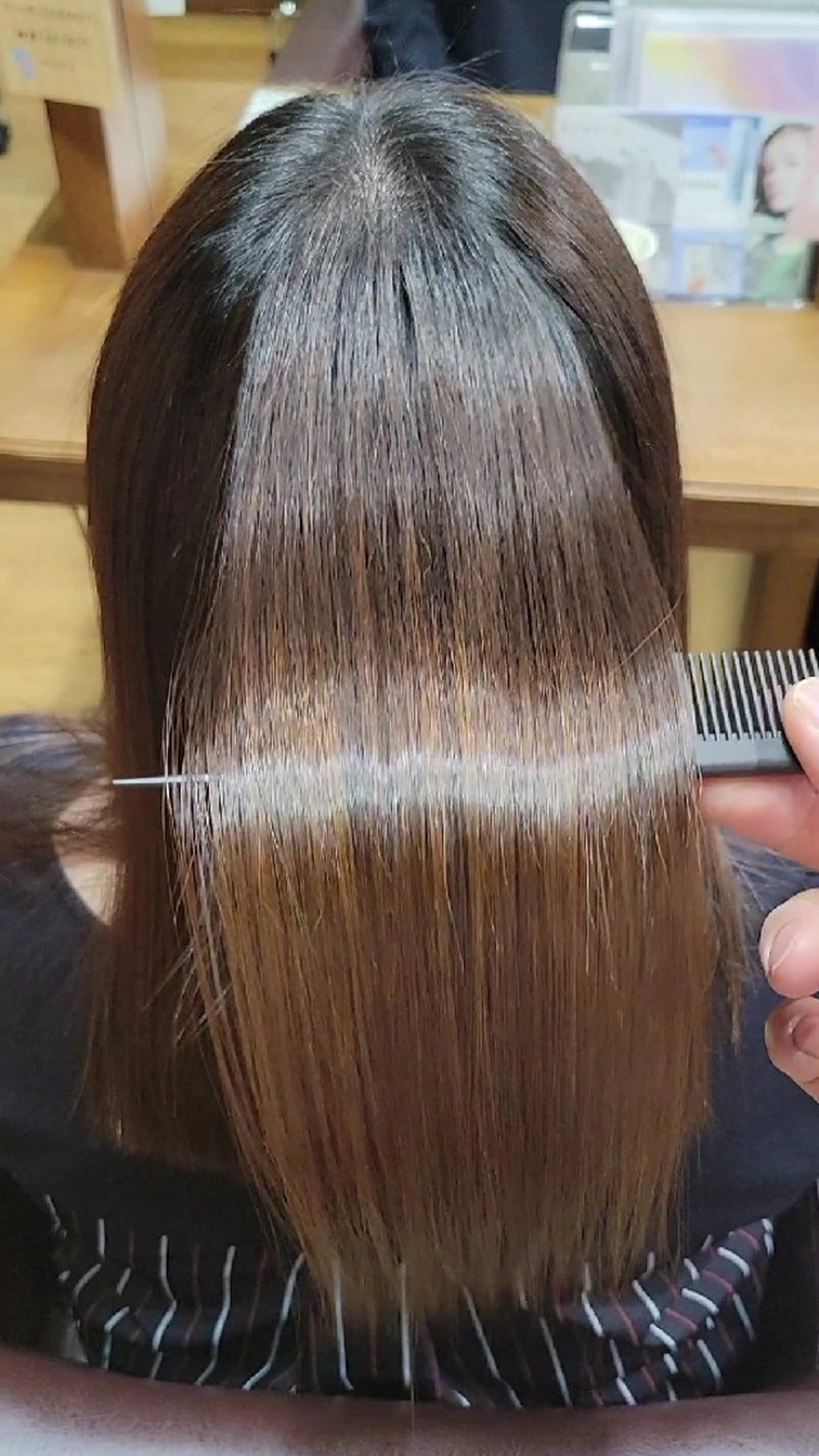 ミディアム パーマ ストレートパーマ 中田 大輝👓のヘアスタイル