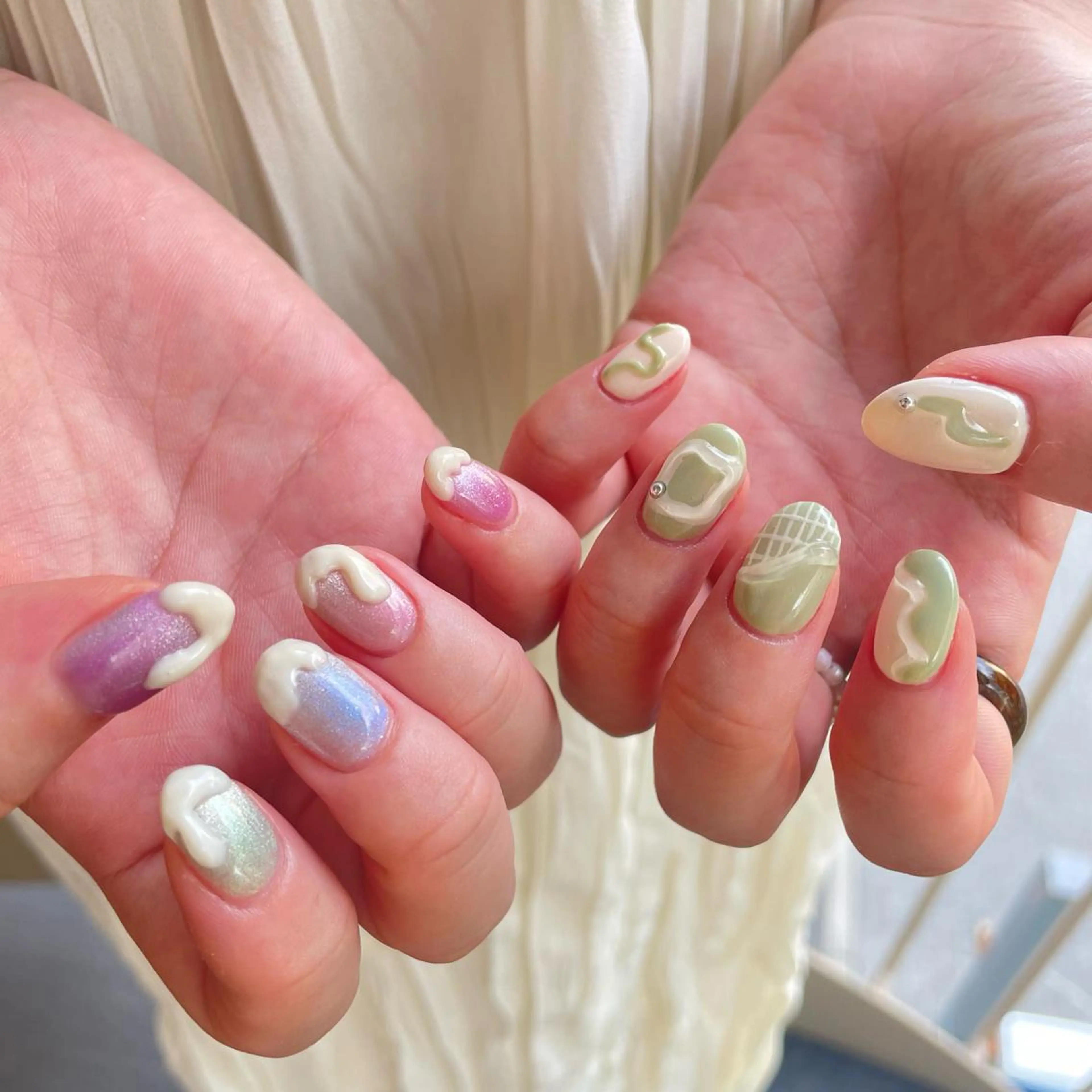 ネイル ハンドネイル うにゃねいる🌷 Mayaのネイルデザイン