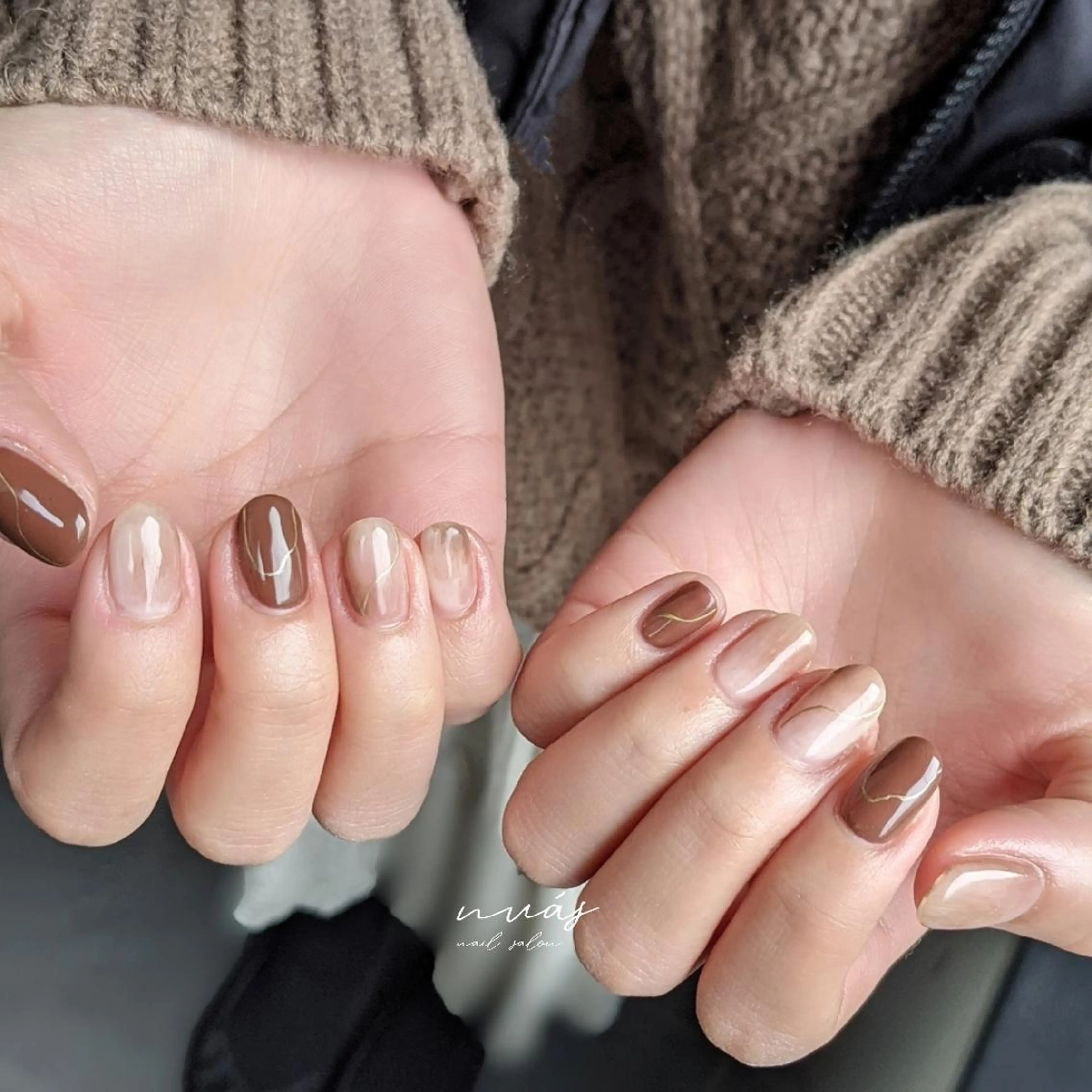 ネイル nuás nail & eyeのネイルデザイン