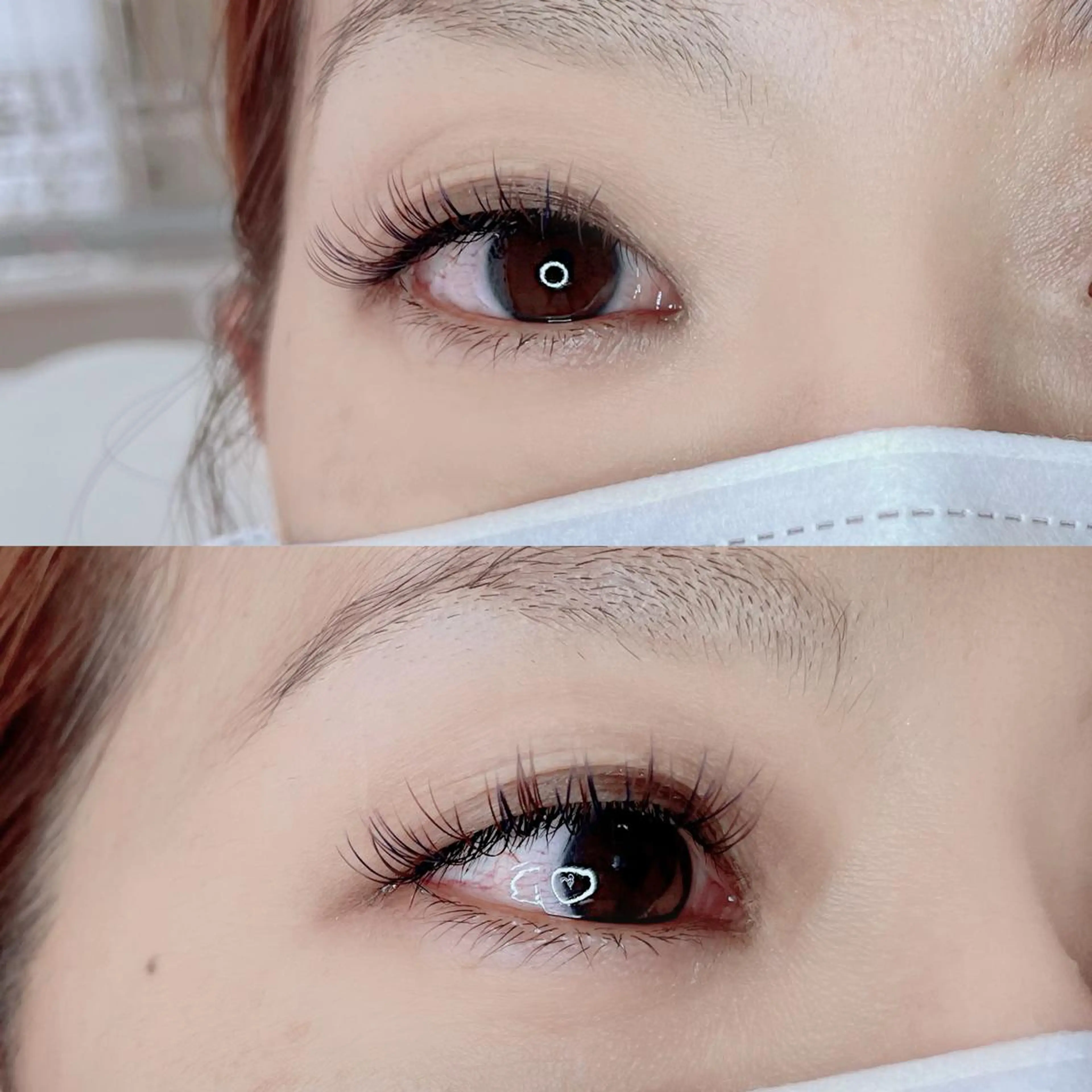 メンズ マツエク・マツパ カラーマツエク マツエク パーフェクトウィンク ちぢいわみのりのマツエク・マツパデザイン