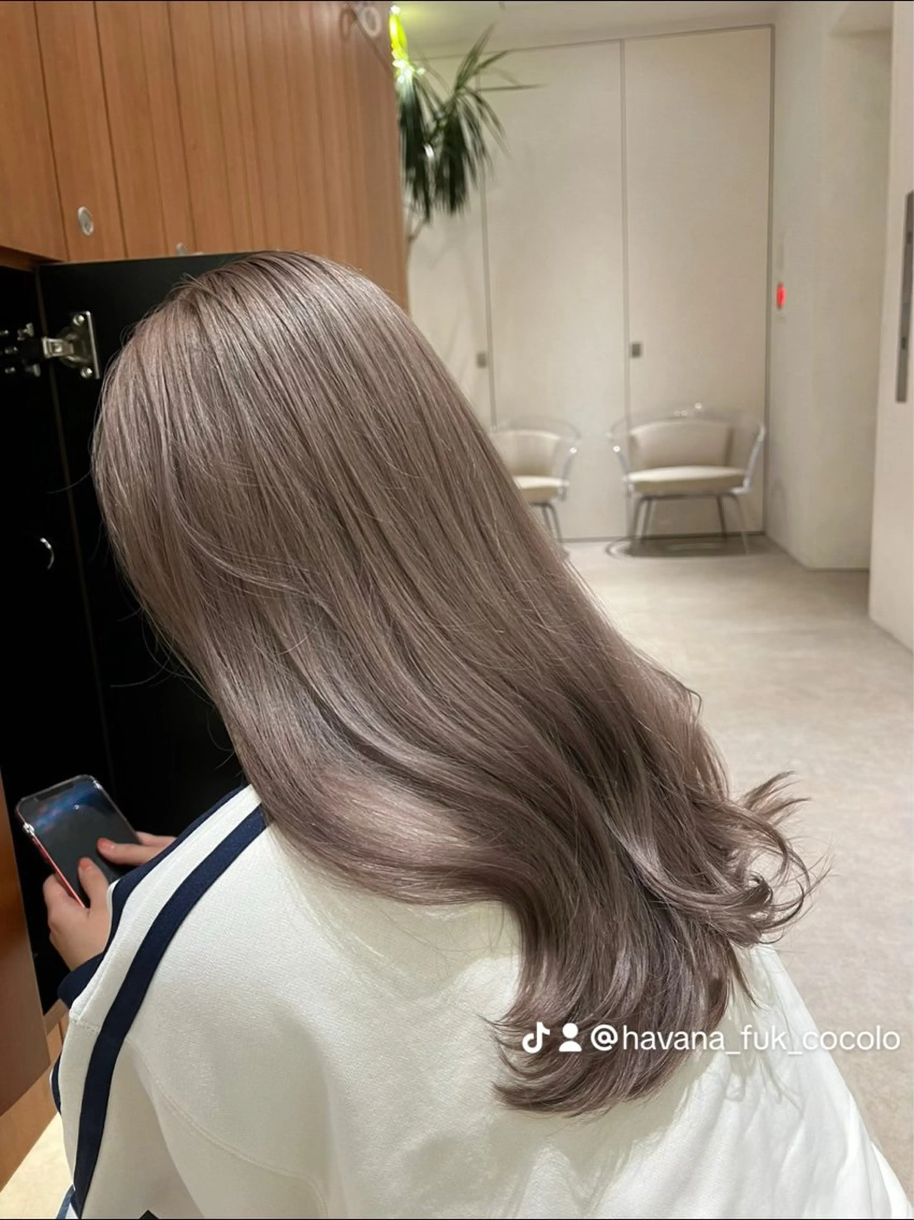 ロング カラー 天神/韓国レイヤー /髪質改善/ココロのヘアスタイル