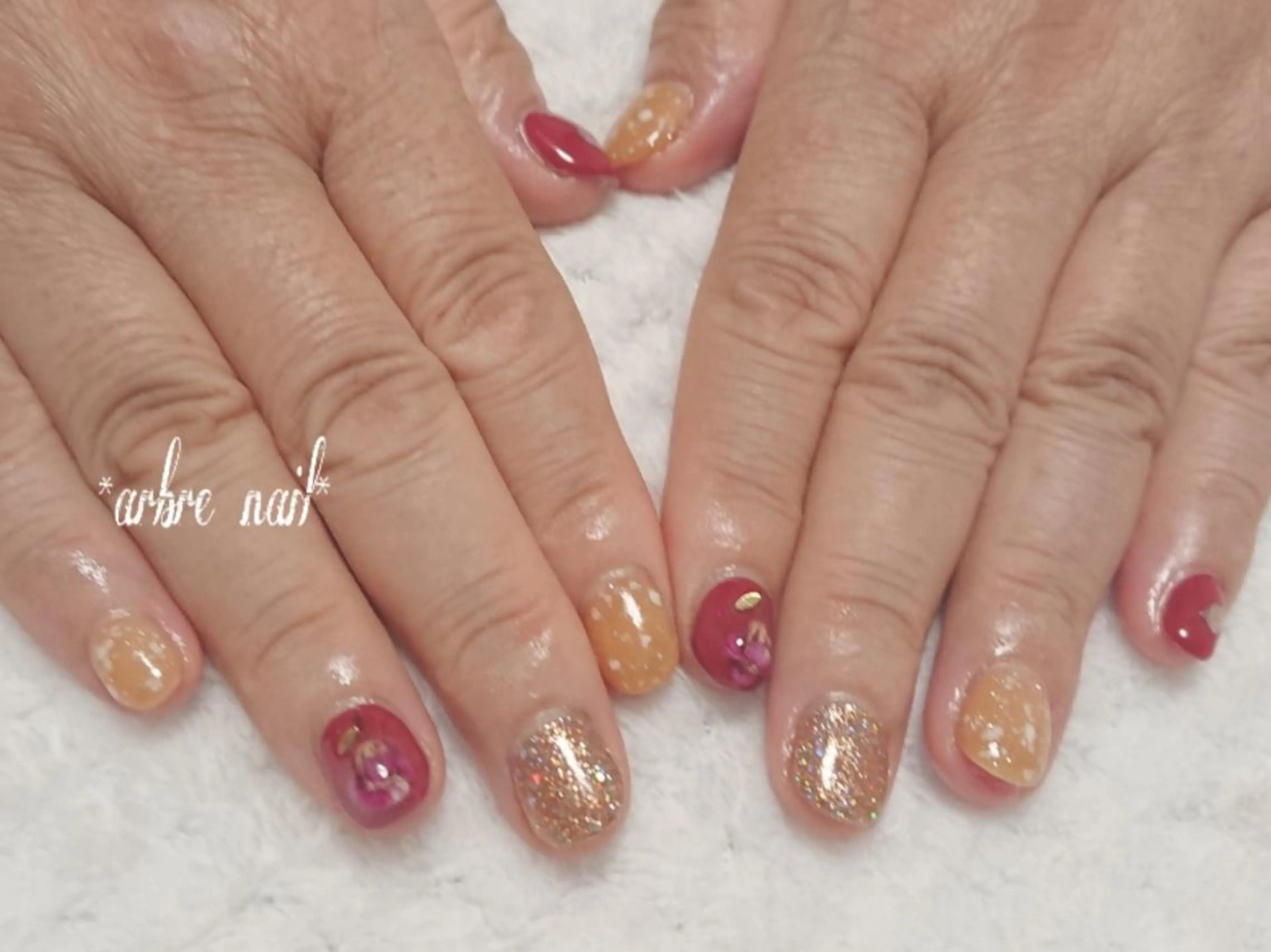 ネイル ＊arbre nail＊.アーブルネイル所属・✯.。 arbre  nail 。✯.のネイルデザイン
