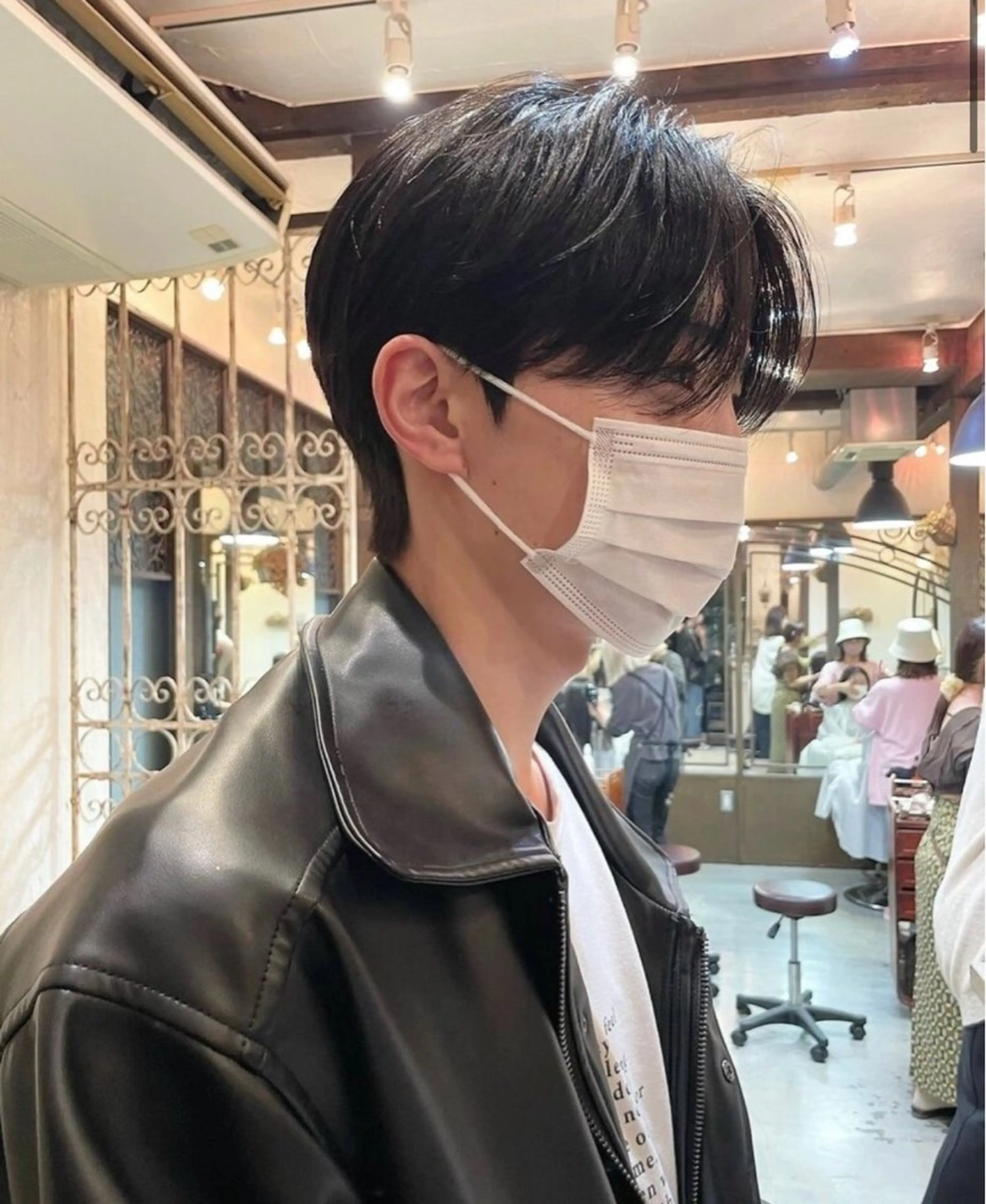 メンズ ダウンパーマ メンズ韓国風 メンズパーマ パーマ ブリーチ/パーマ ／まなみ🤍のヘアスタイル