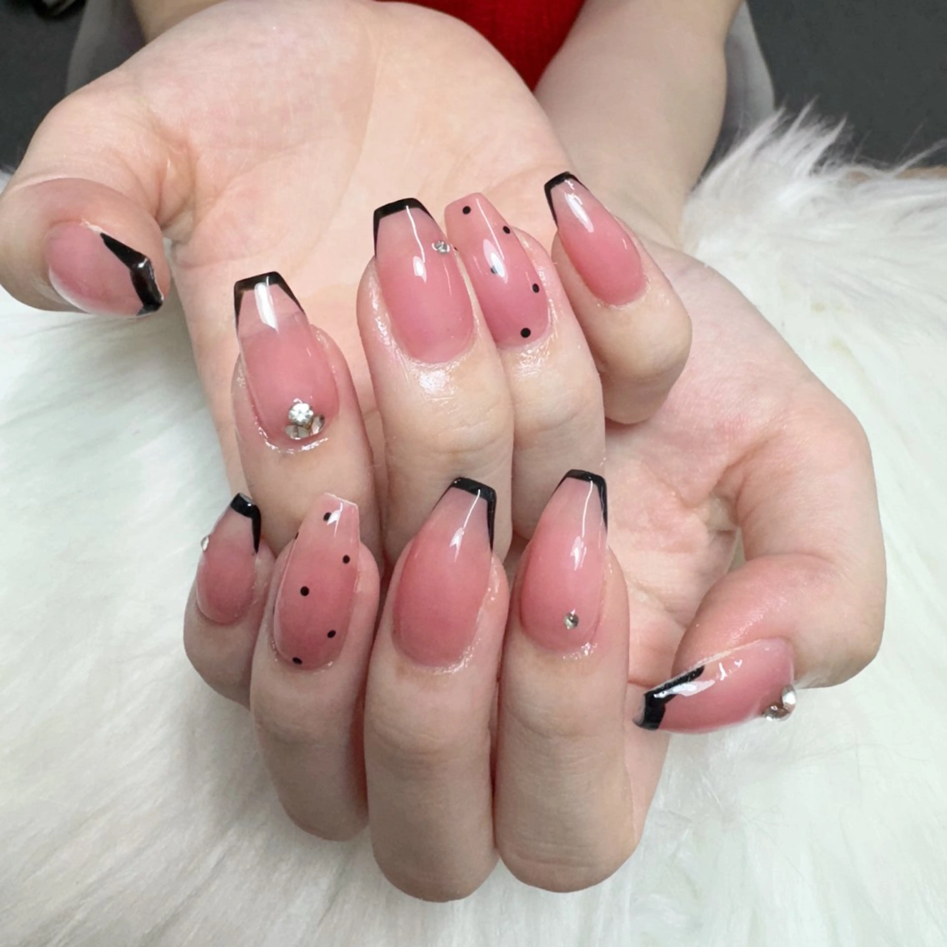 ネイル ハンドネイル 🎀 Lemode ワンホンネイル🎀のネイルデザイン