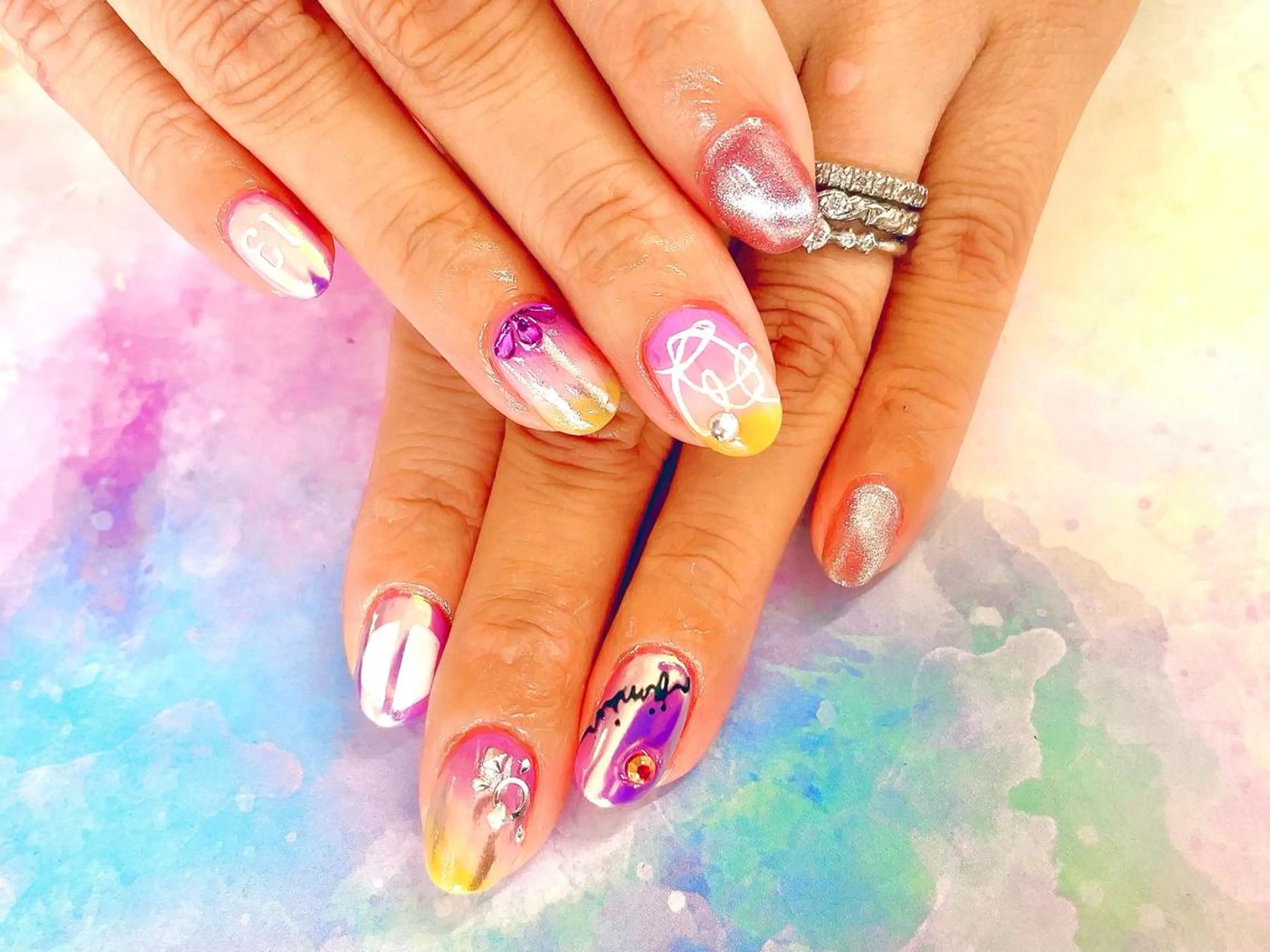 ネイル ハンドネイル nail salon étoileのネイルデザイン