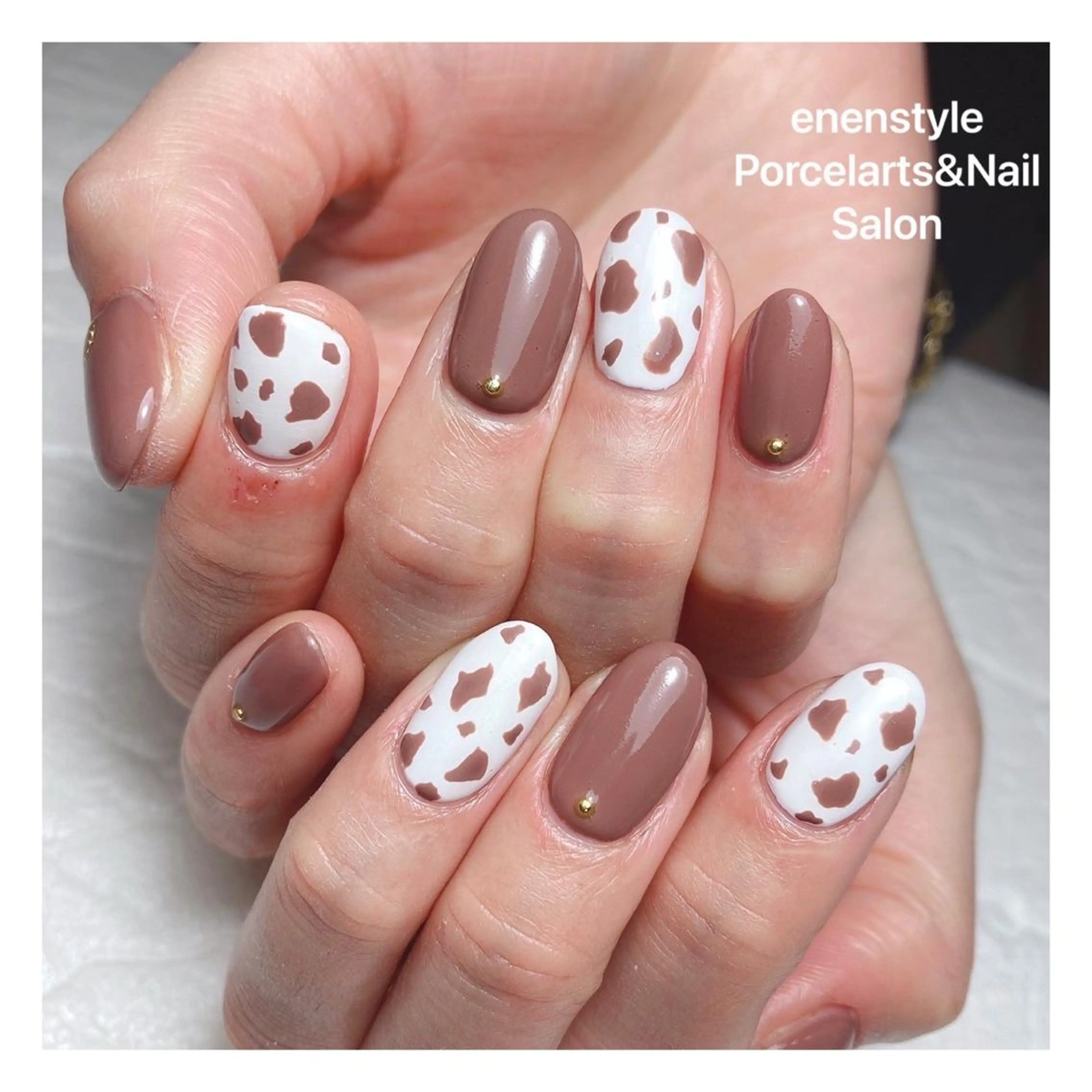 ミディアム ネイル ハンドネイル 👑enen style👑のネイルデザイン