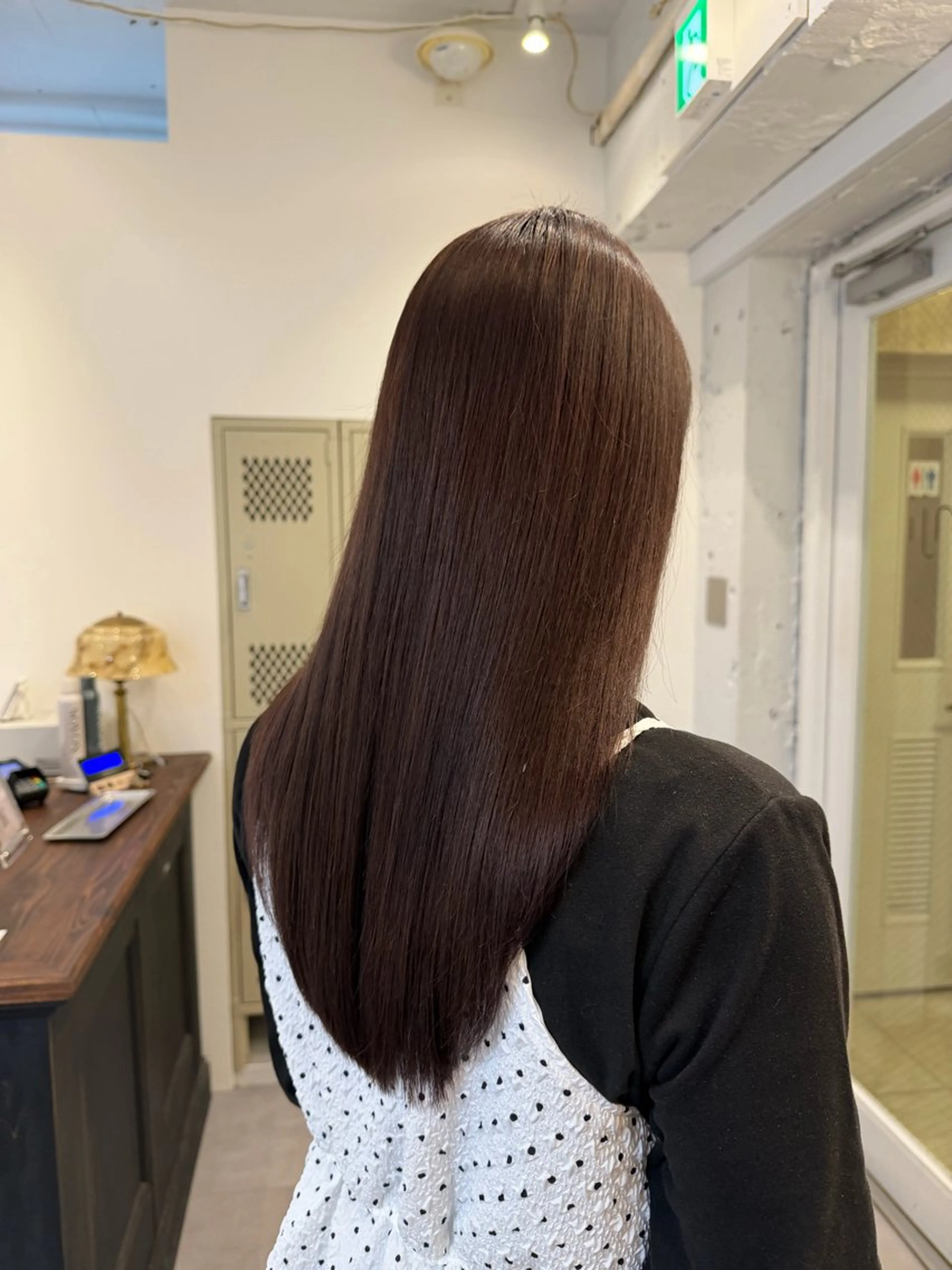 ロング カラー カット ヘアカラー 黒田 千晴のヘアスタイル