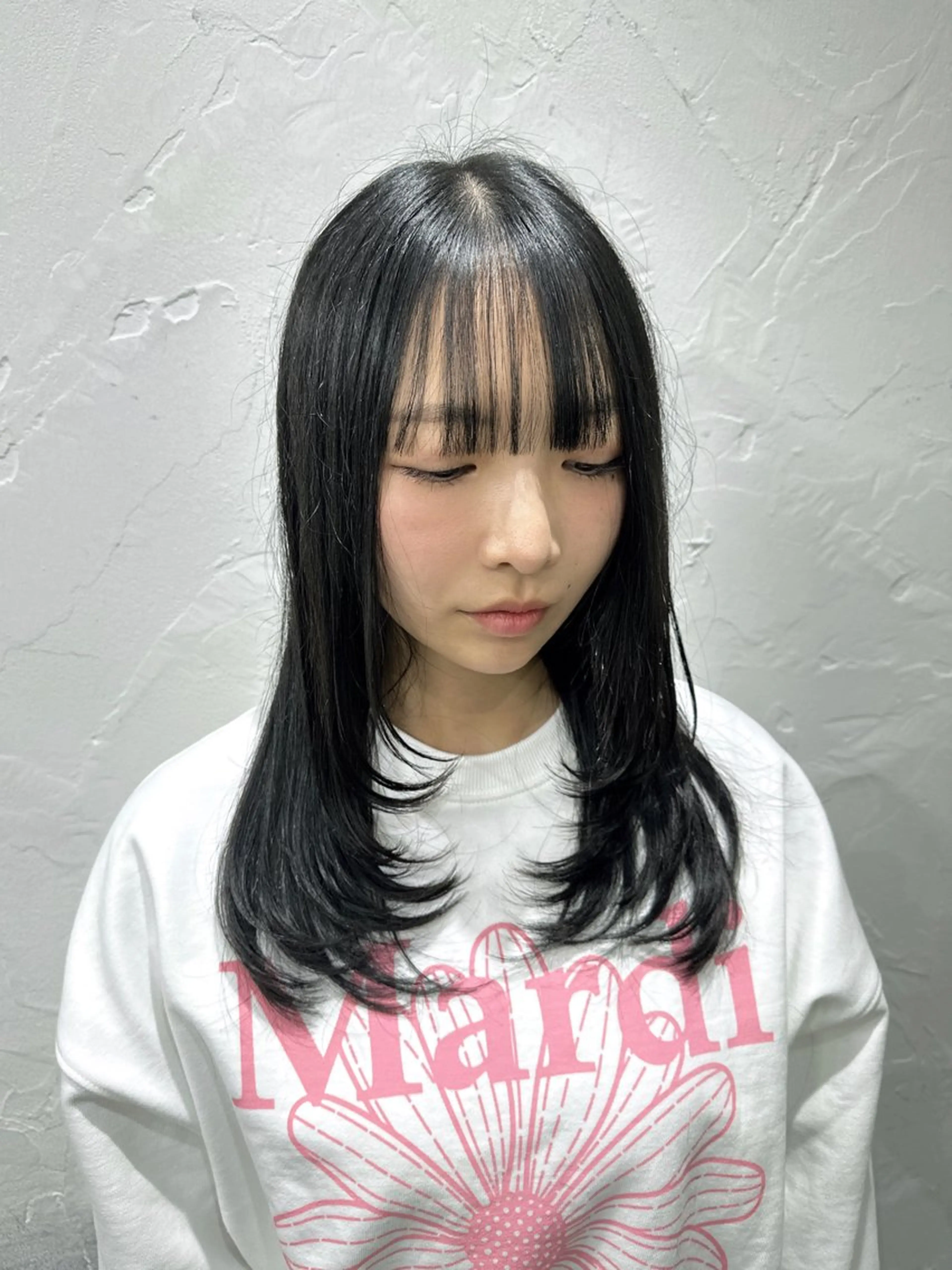 ミディアム 韓国ヘア/髪質改善/ レイヤー/あおし🐼のヘアスタイル