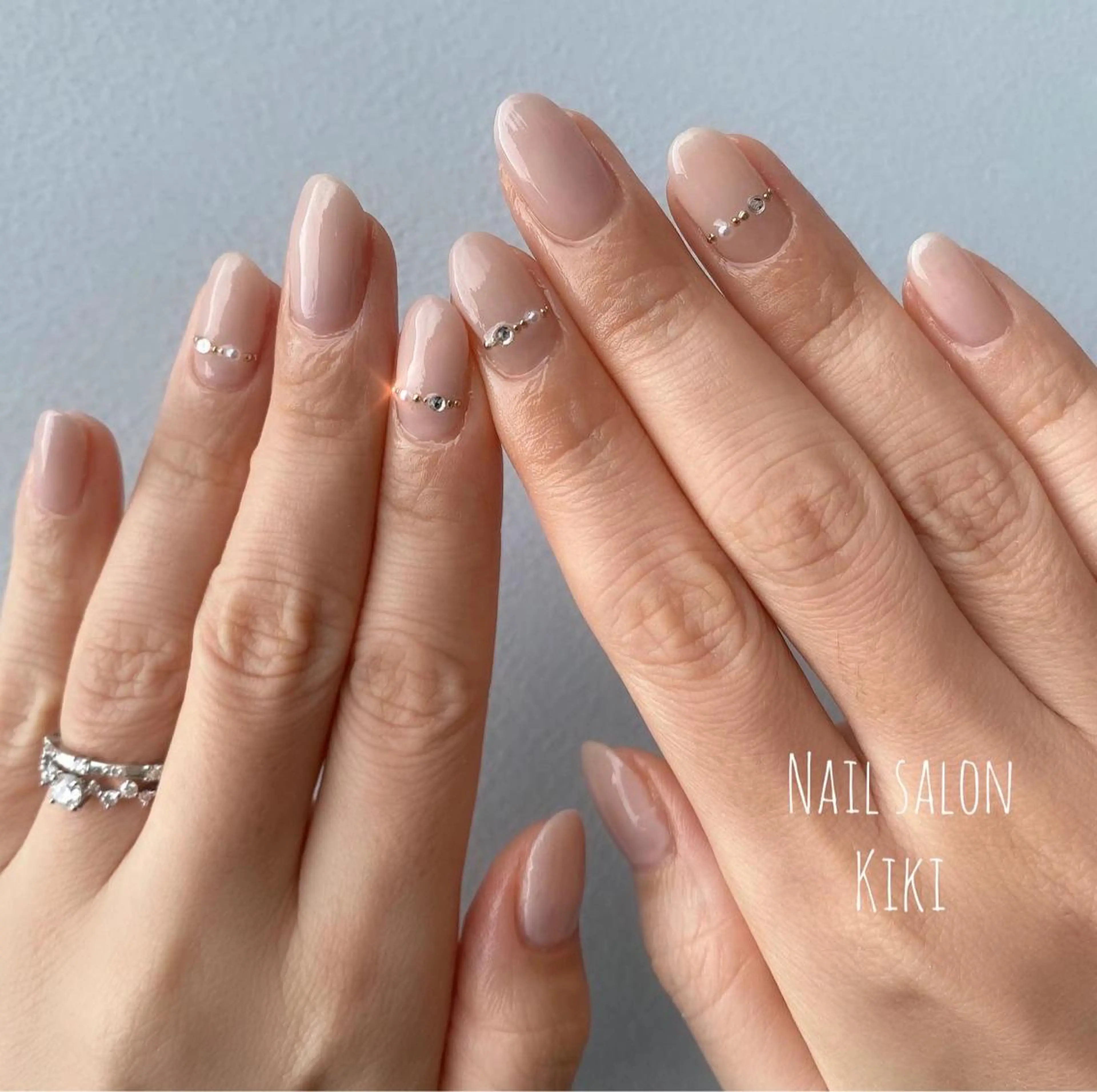 シンプルコース初回オフ込み　ストーンパールデザインサービスの写真