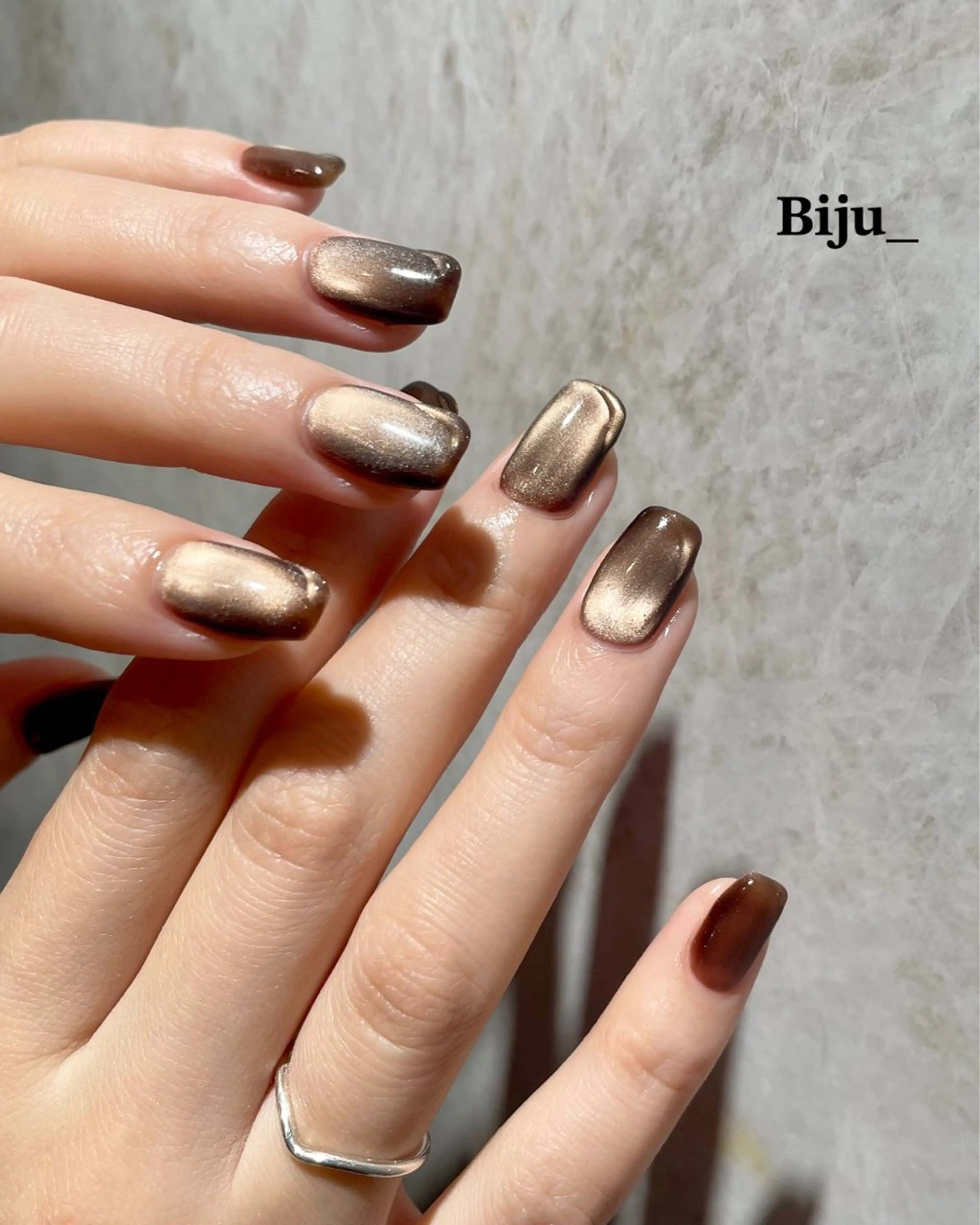 ネイル ハンドネイル Biju_所属・Biju_ （ビジュアンダー）のネイルデザイン