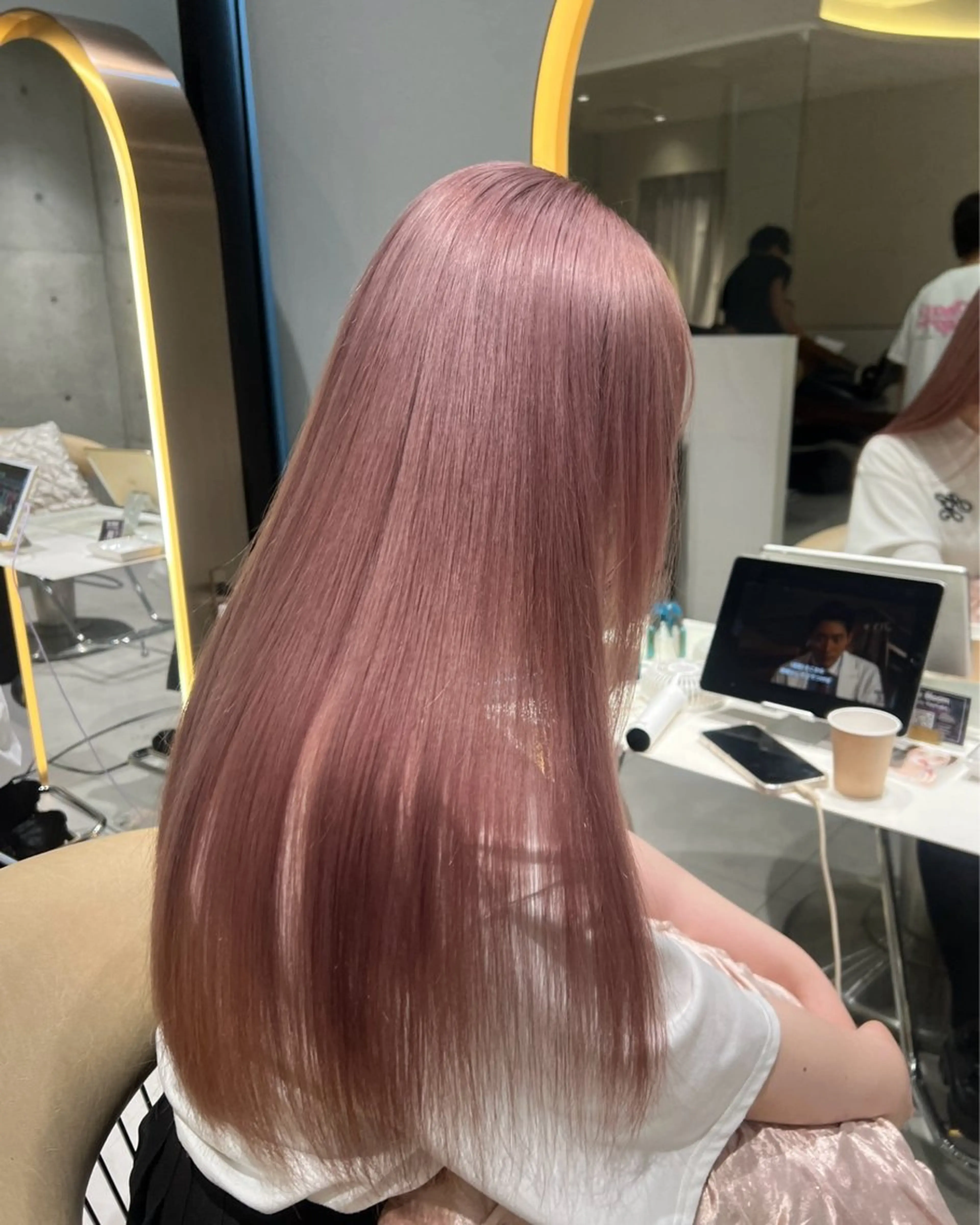 ︎ ︎︎︎︎︎☁️ 美髪フルカラー+髪質改善TOKIO5ステップトリートメント☁️¥14500/髪質改善の写真