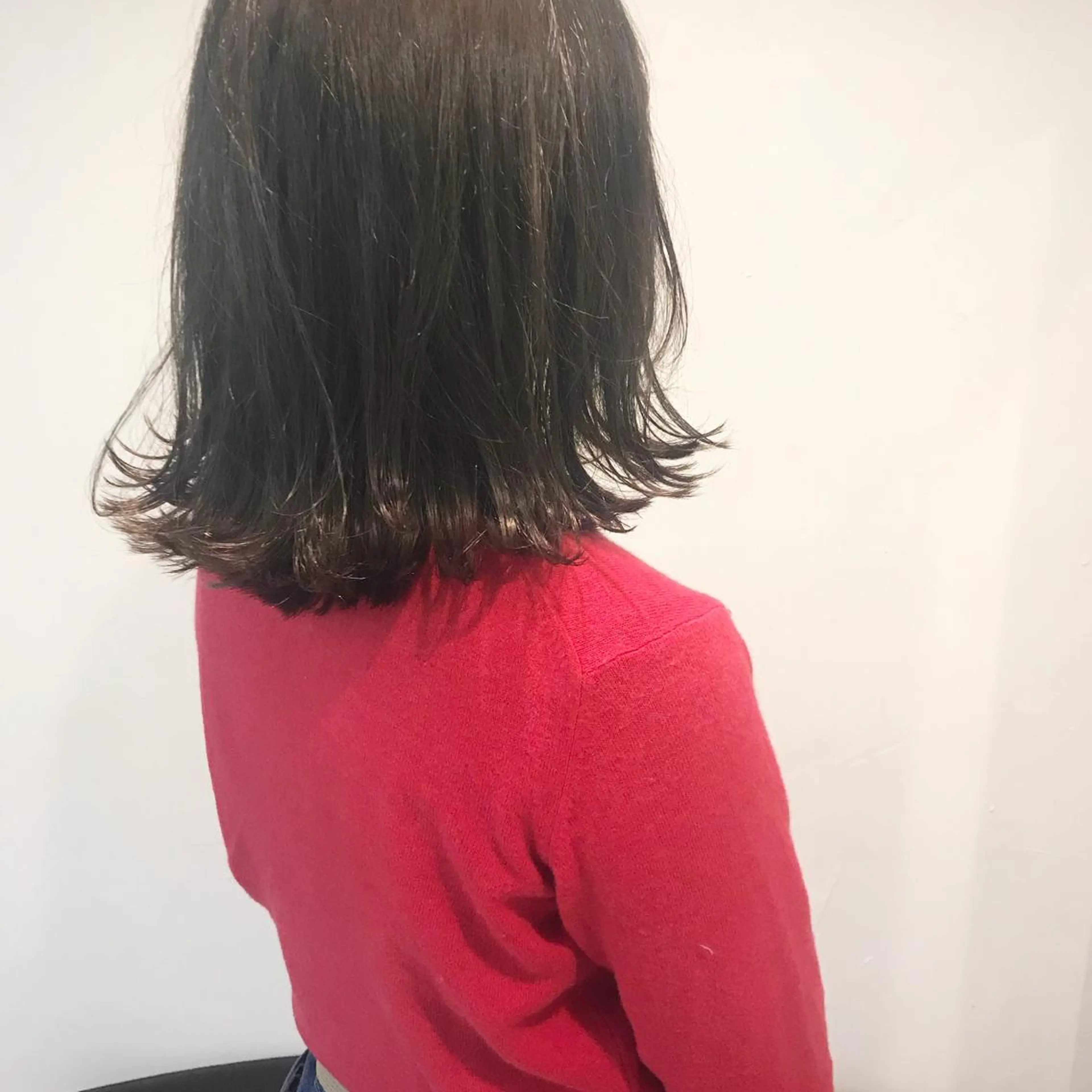 ミディアム カラー Click所属・クニモトハルナ ボブ/柔らかカラーのヘアスタイル