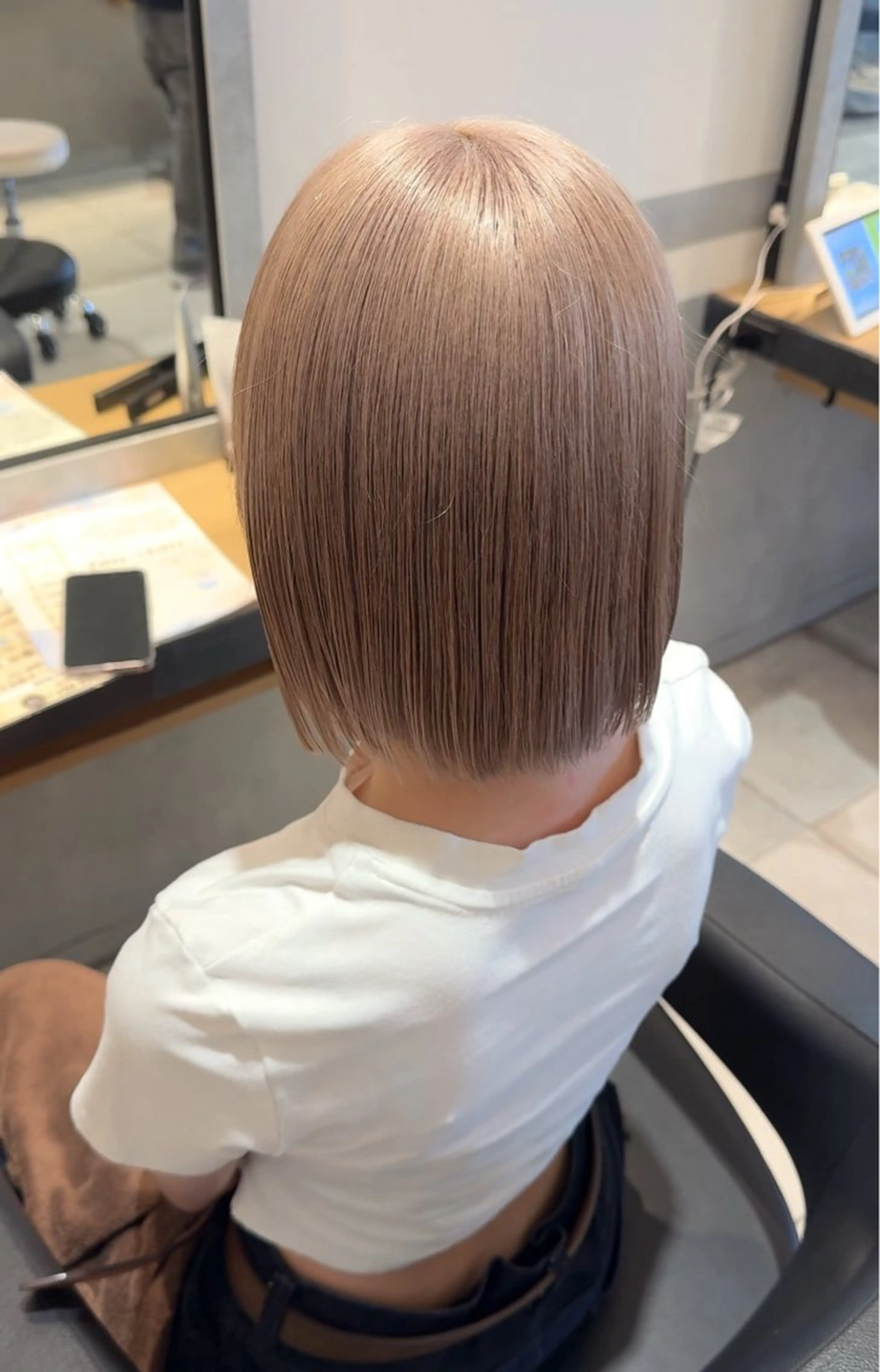 ショート ヘアカラー トリートメント RIPPLE所属・たかはし るなのヘアスタイル