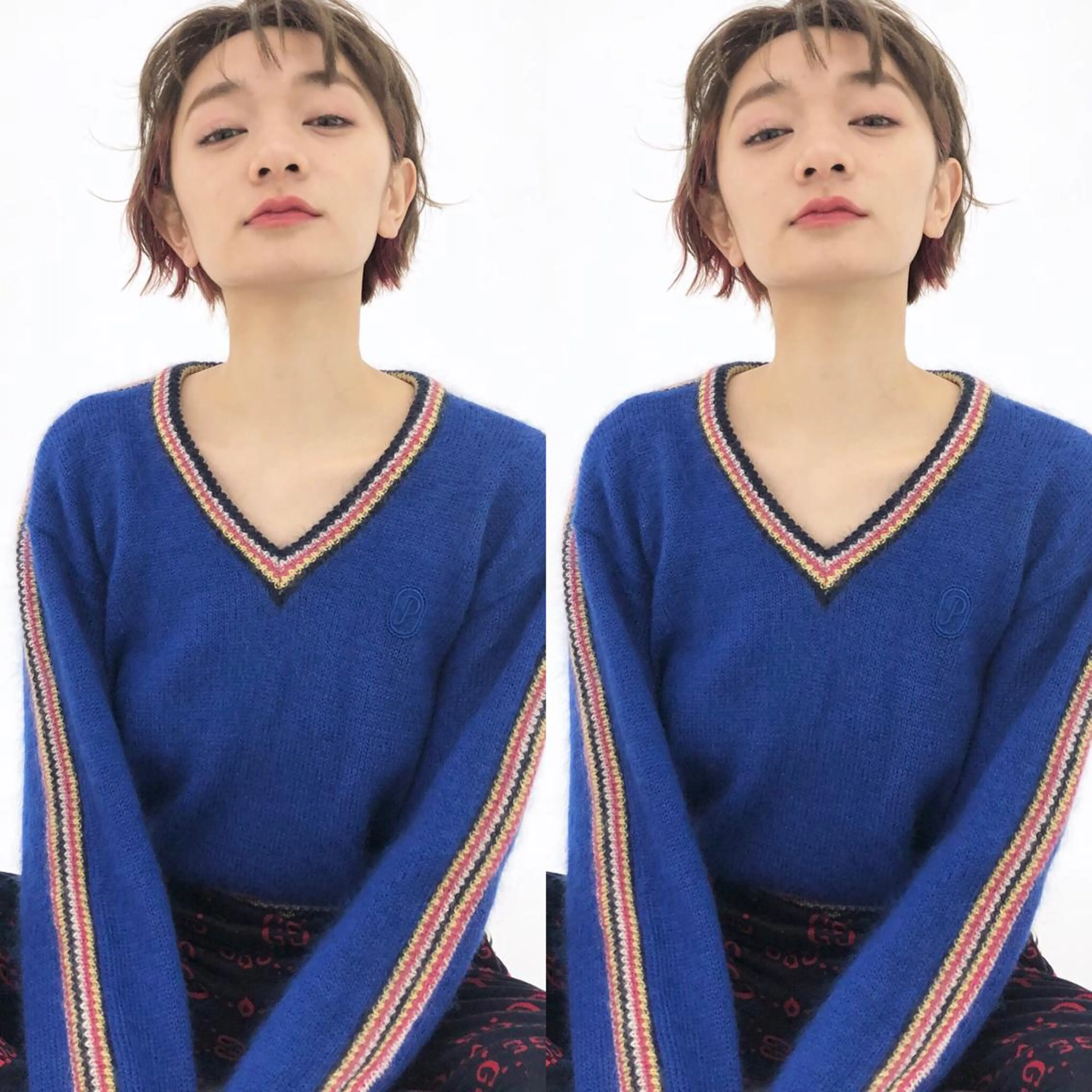 ショート カラー パーマ Memories水天宮前所属・花渕 俊彦のヘアスタイル