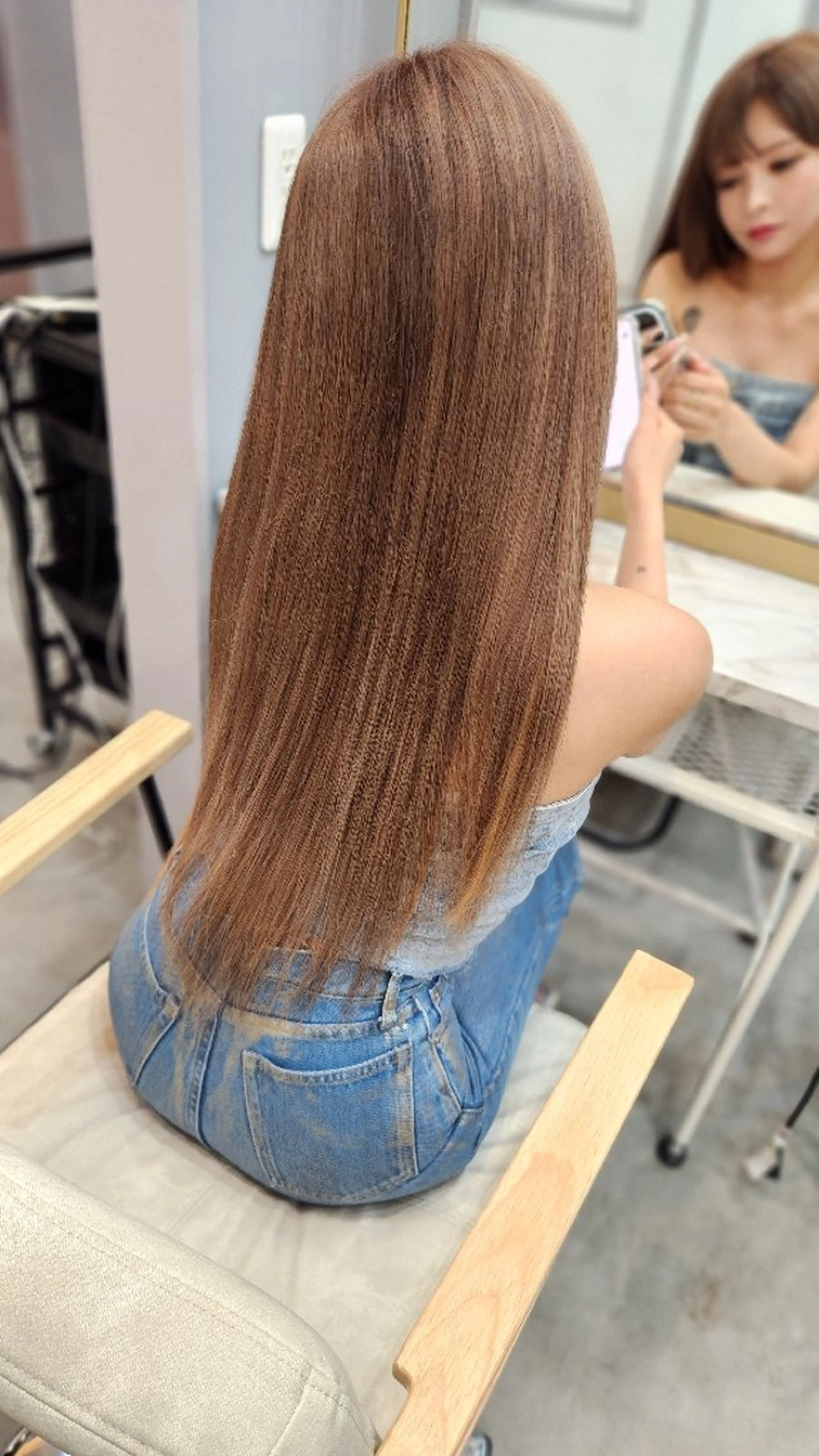 カラー+シールエクステ80本の写真