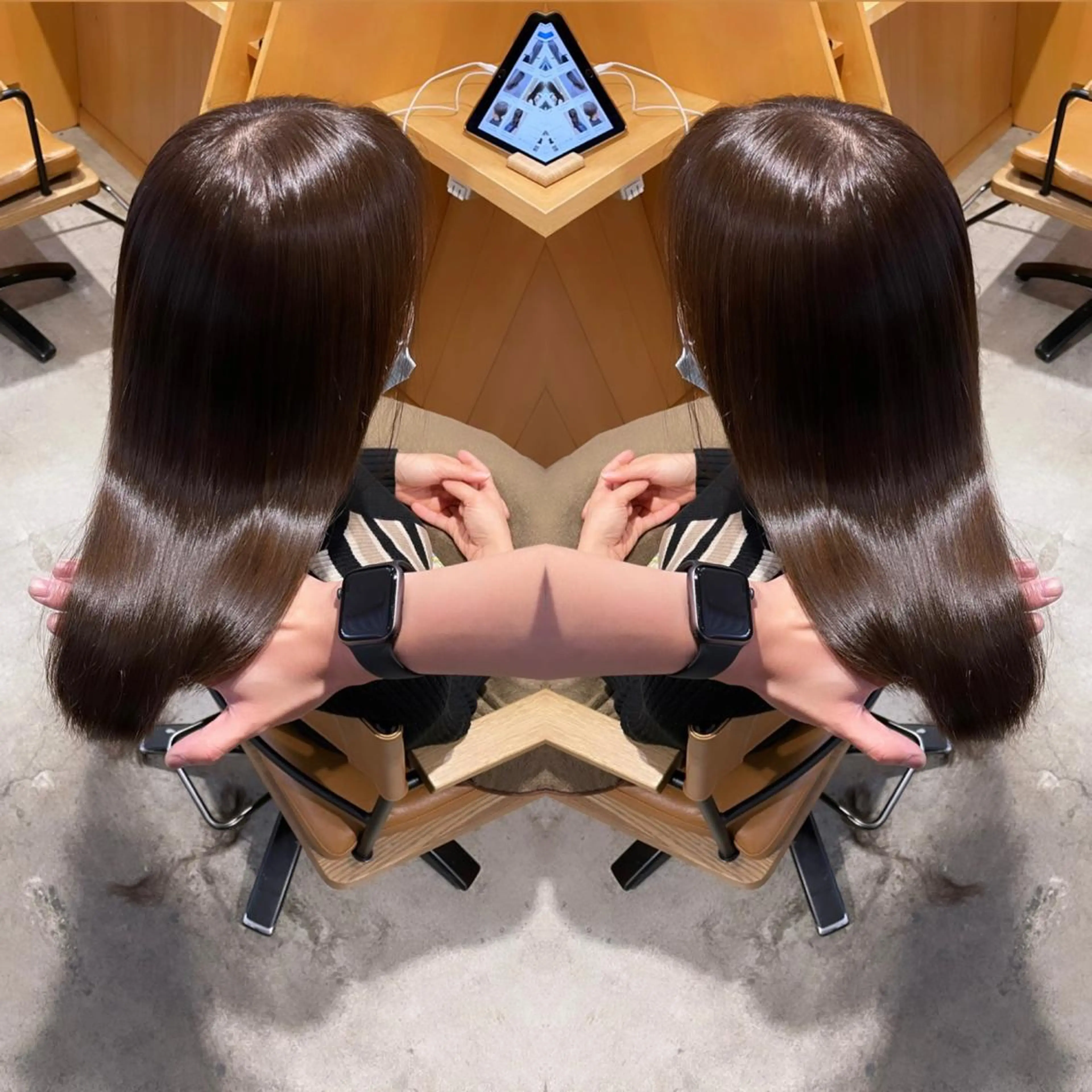 セミロング カラー 《髪質改善✖️オリー ブ🧸》小嶋拓也のヘアスタイル